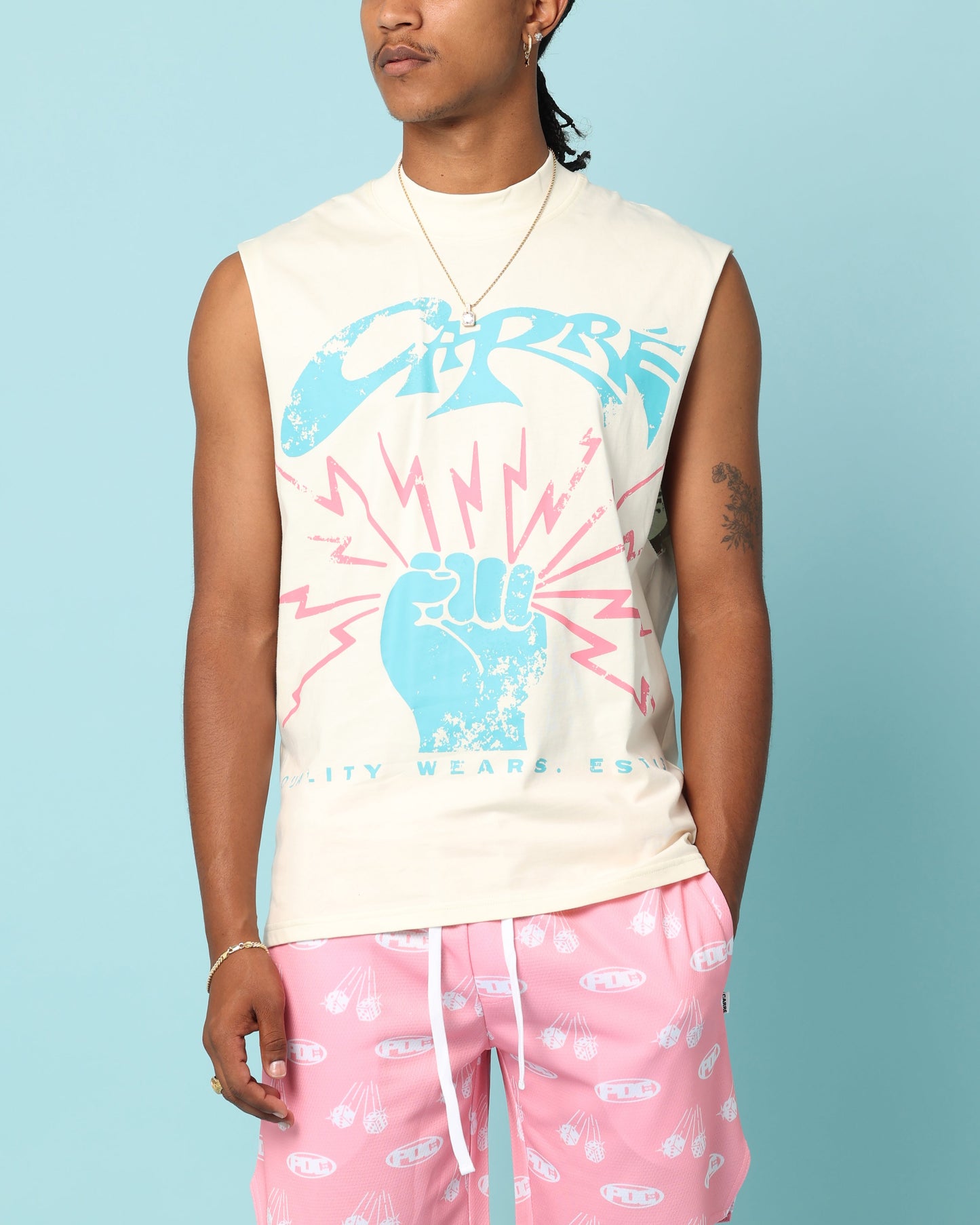 Carr√© Rev 13 Muscle T-Shirt Off White