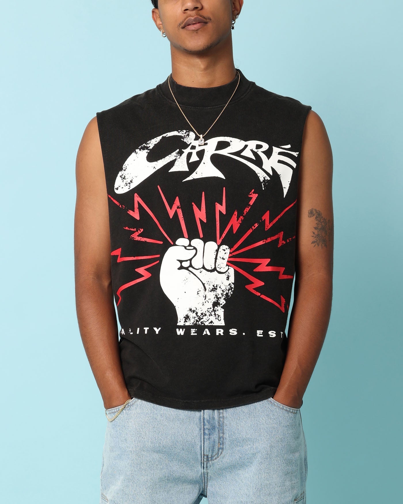 Carr√© Rev 13 Muscle T-Shirt Vintage Black