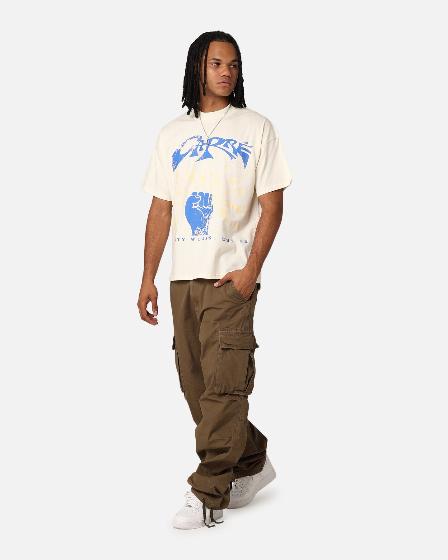 Carr√© Revolution 13 Oversized T-Shirt Off White