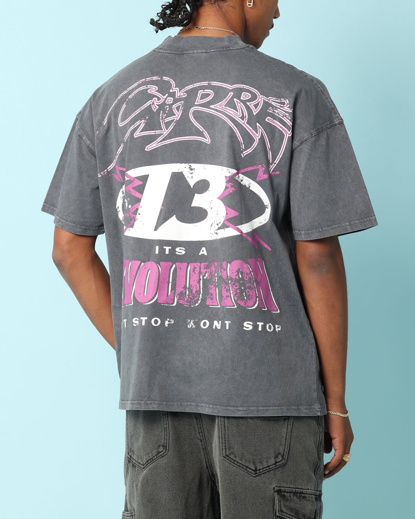 Carr√© Revolution 13 Oversized T-Shirt Vintage Black