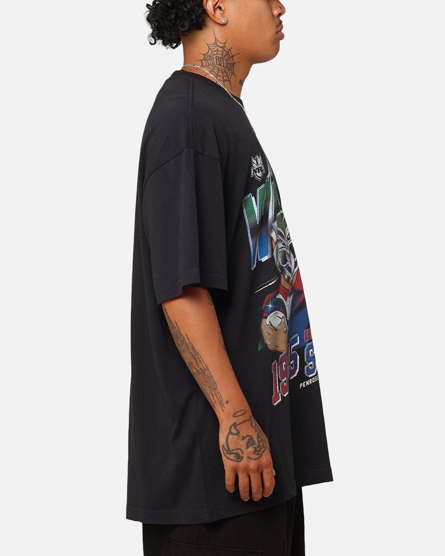 Mitchell & Ness New Zealand Warriors Inaugural Season T-Shirt Faded Black