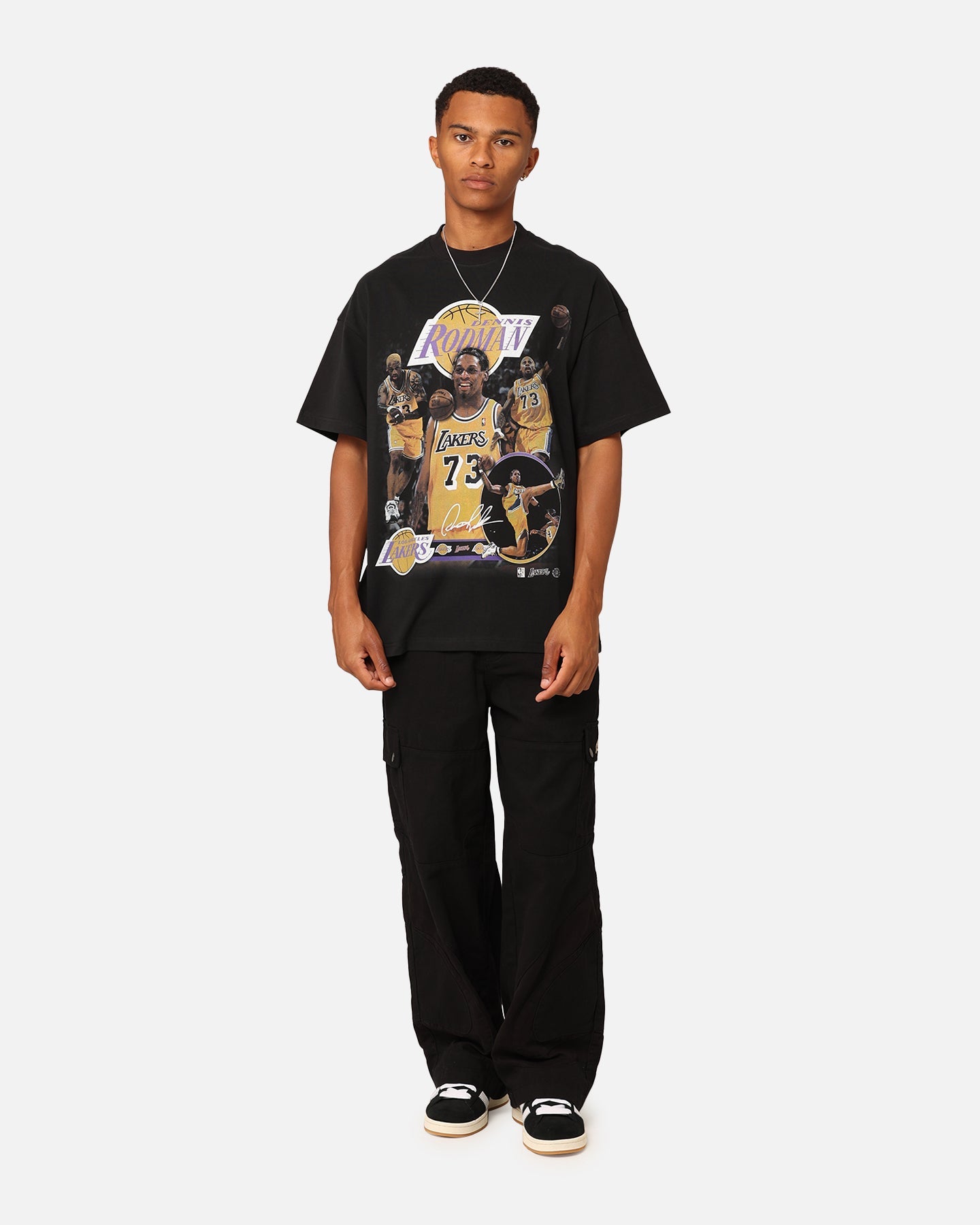Mitchell & Ness Los Angeles Lakers Dennis Rodman Player T-Shirt Black