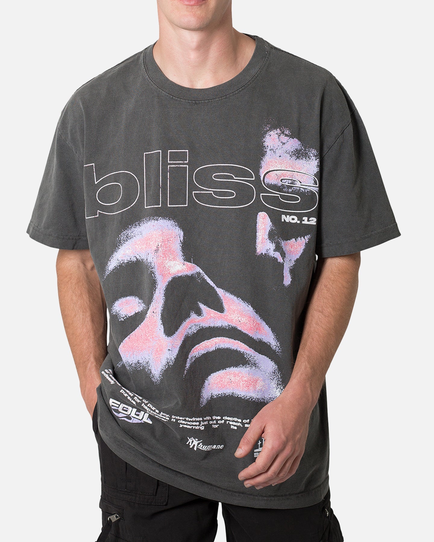 MNML Bliss T-Shirt Washed Black