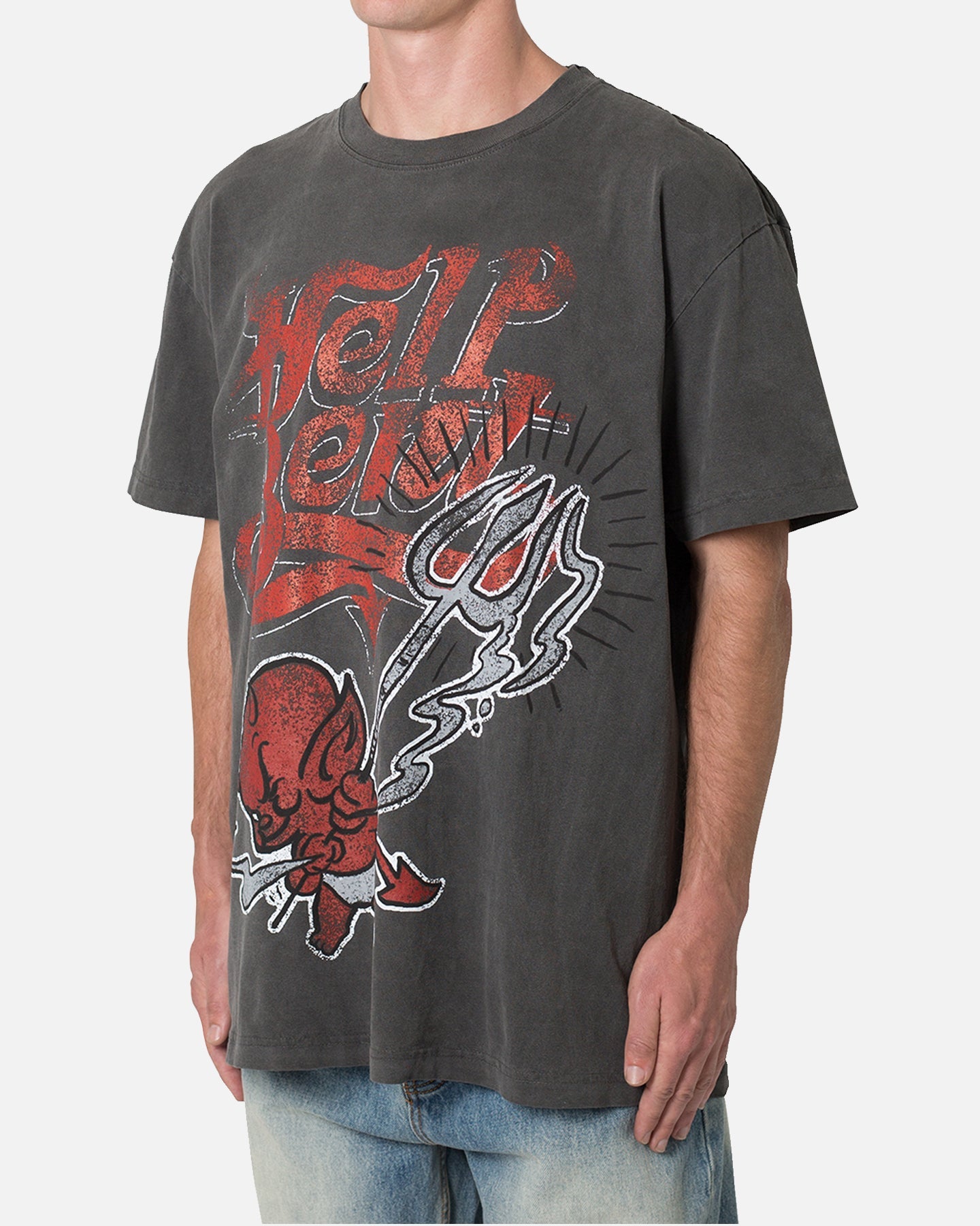 MNML Hell Bent T-Shirt Washed Black