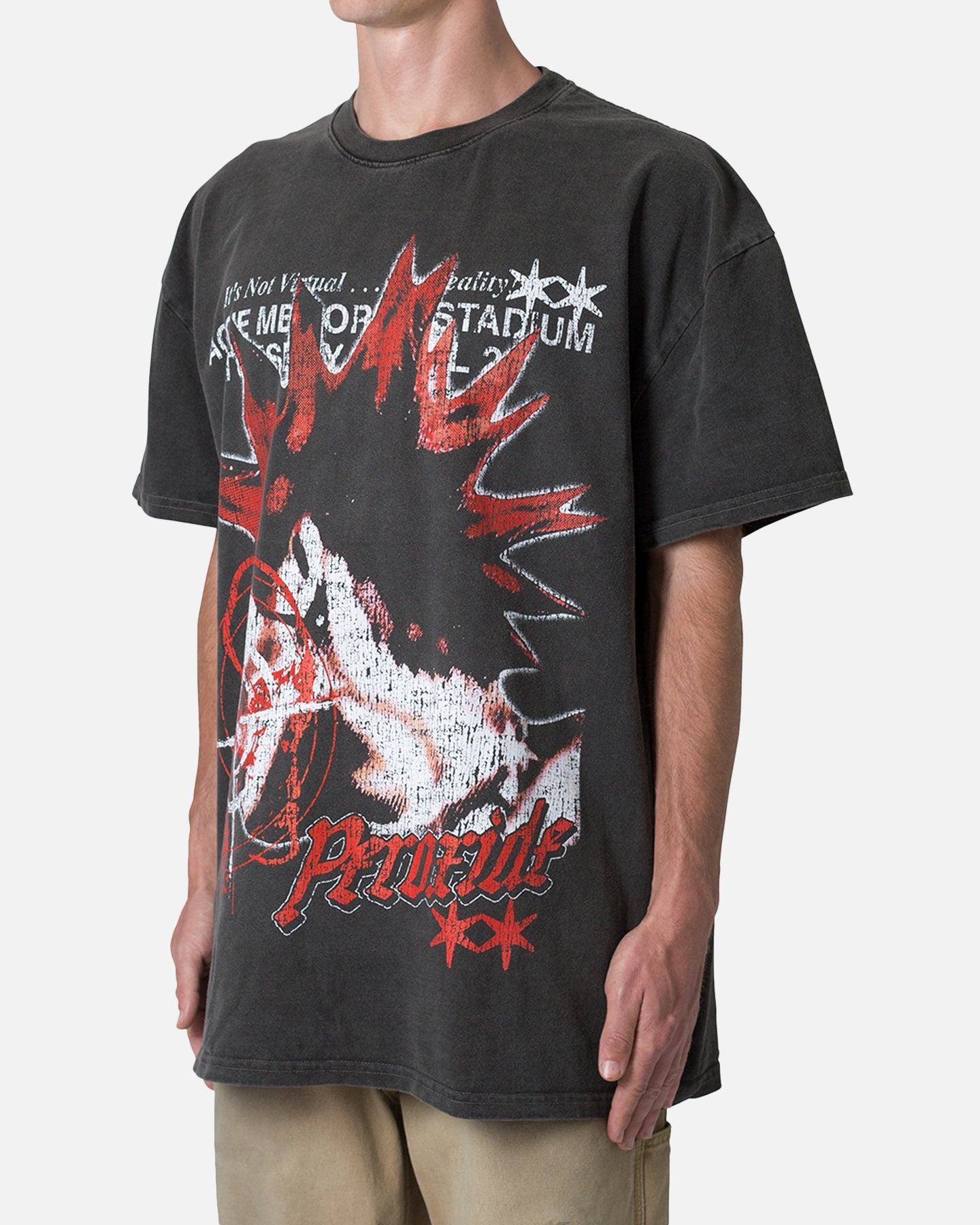 MNML Peroxide Band T-Shirt Washed Black