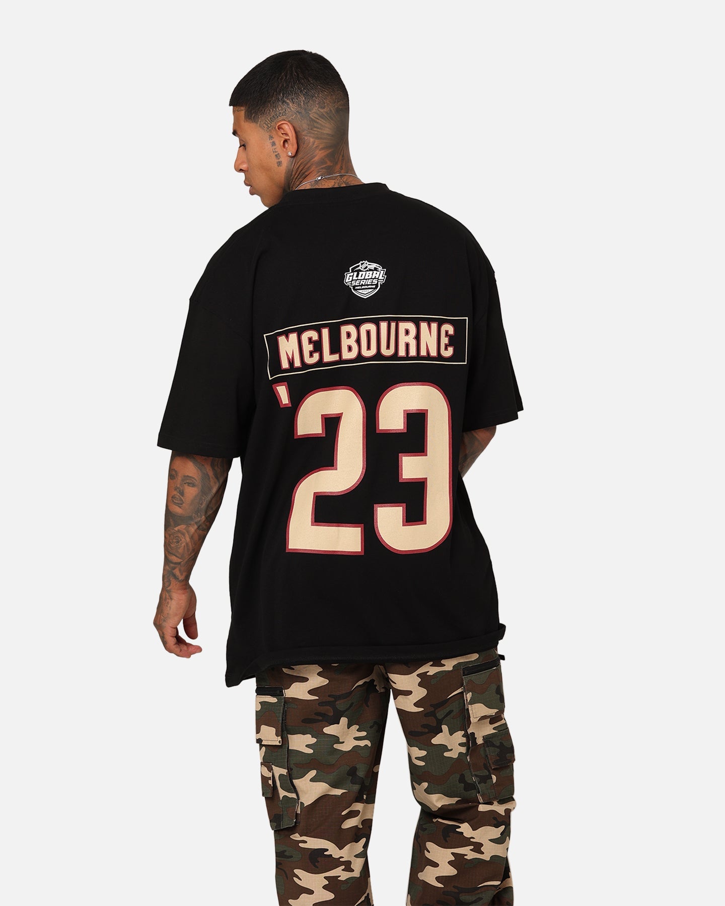Culture Kings X NHL Arizona Coyotes Global Series Melbourne '23 Premium T-Shirt Black