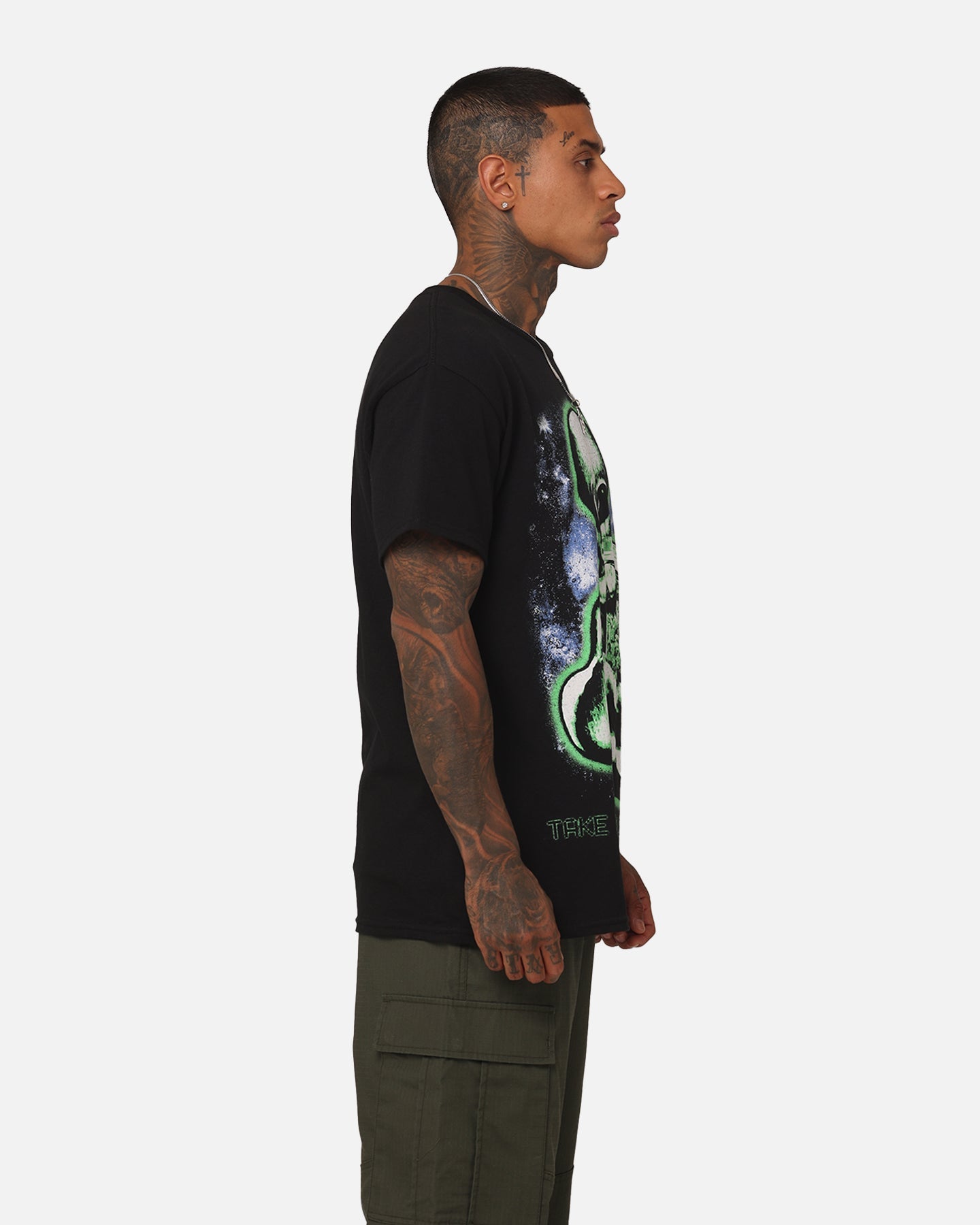 Goat Crew 420 Alien T-Shirt Black