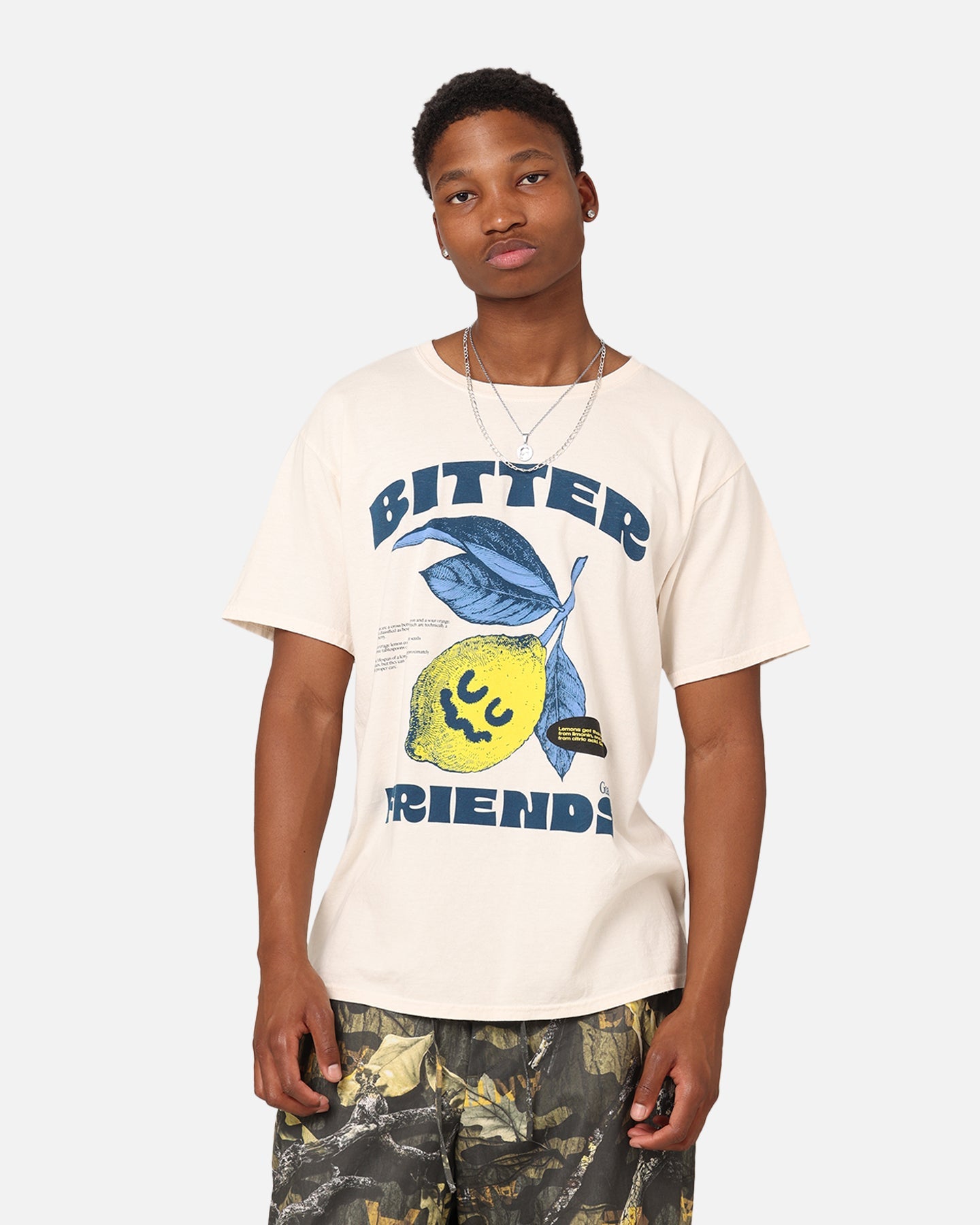 Goat Crew Bitter Friends T-Shirt Off White