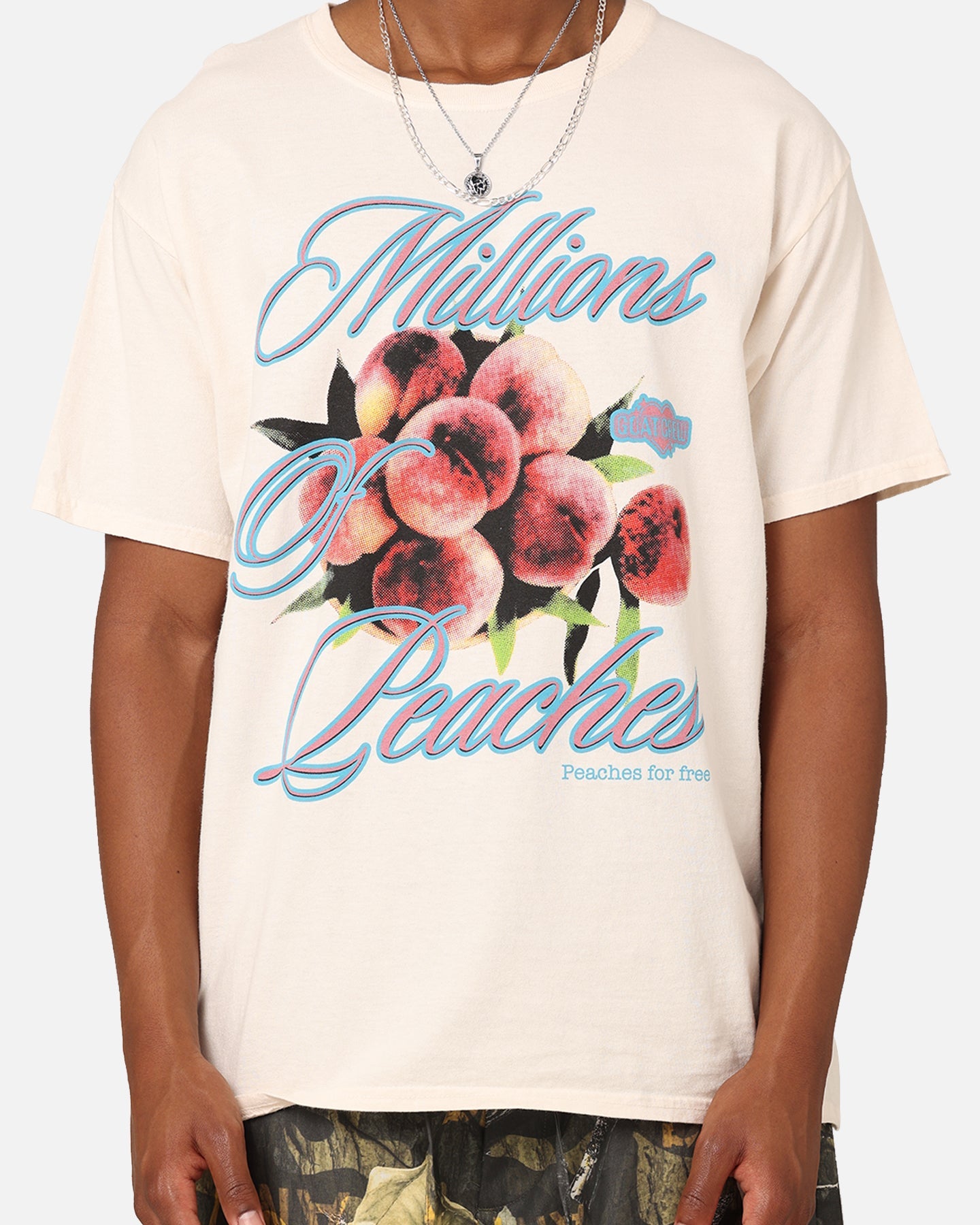 Goat Crew Peaches T-Shirt Off White