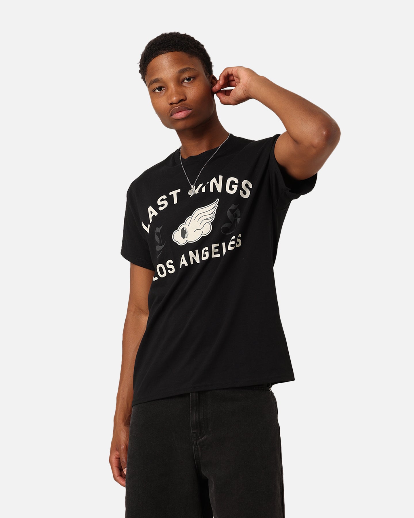 Last Kings Wings T-Shirt Black Style001
