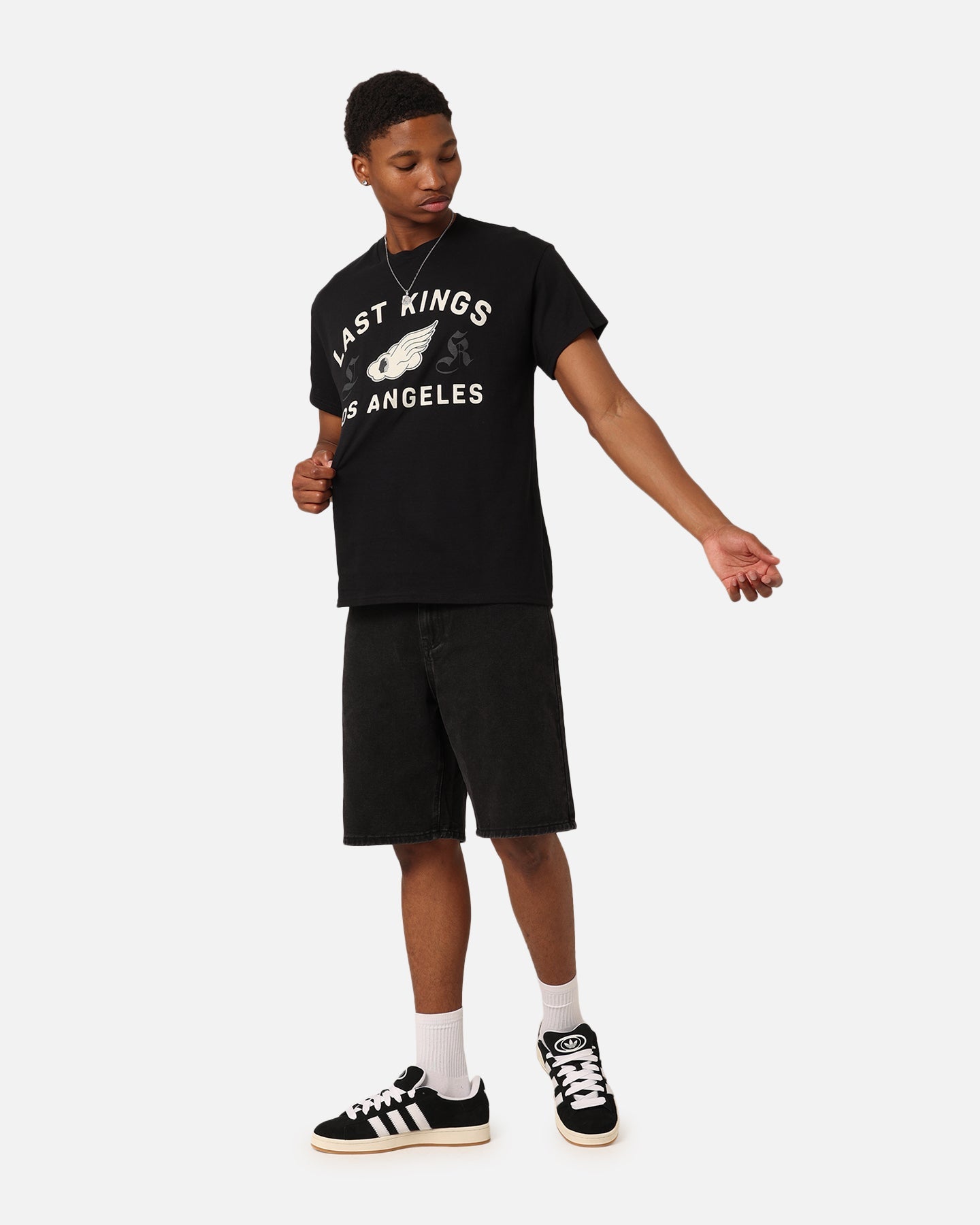 Last Kings Wings T-Shirt Black Style001