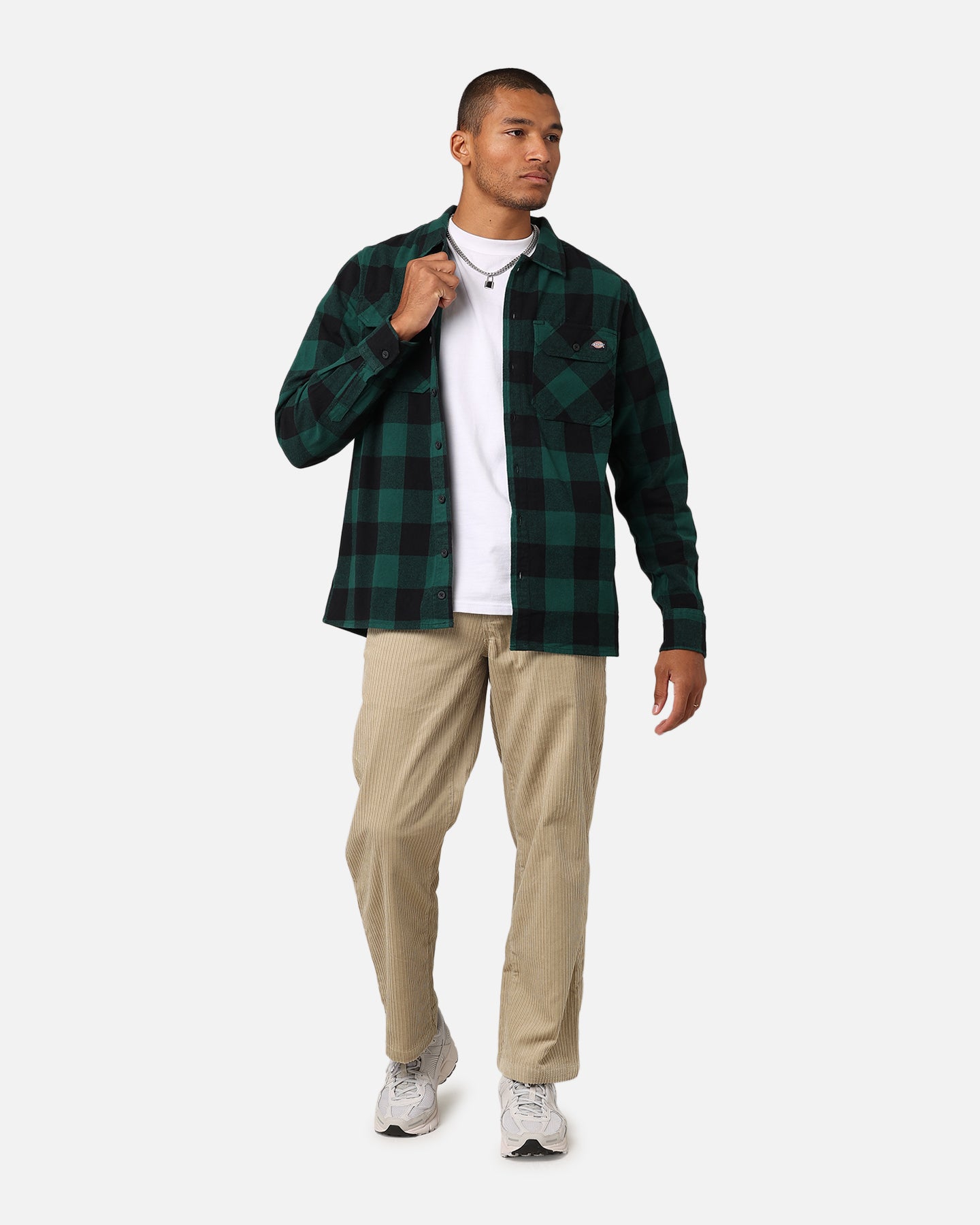 Dickies Sacramento Flannel Shirt Spruce 2.0