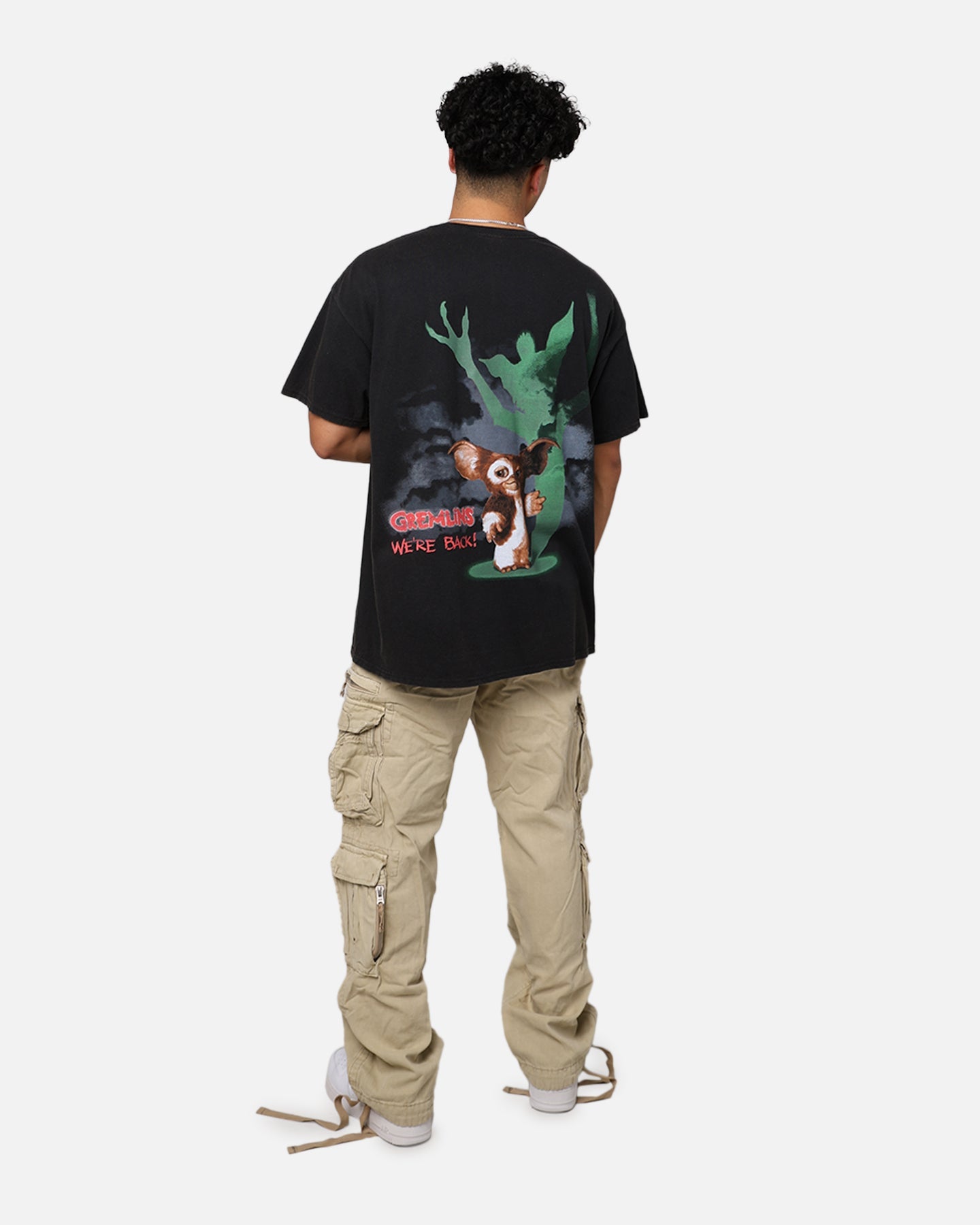Goat Crew X Gremlins We're Back T-Shirt Black Wash