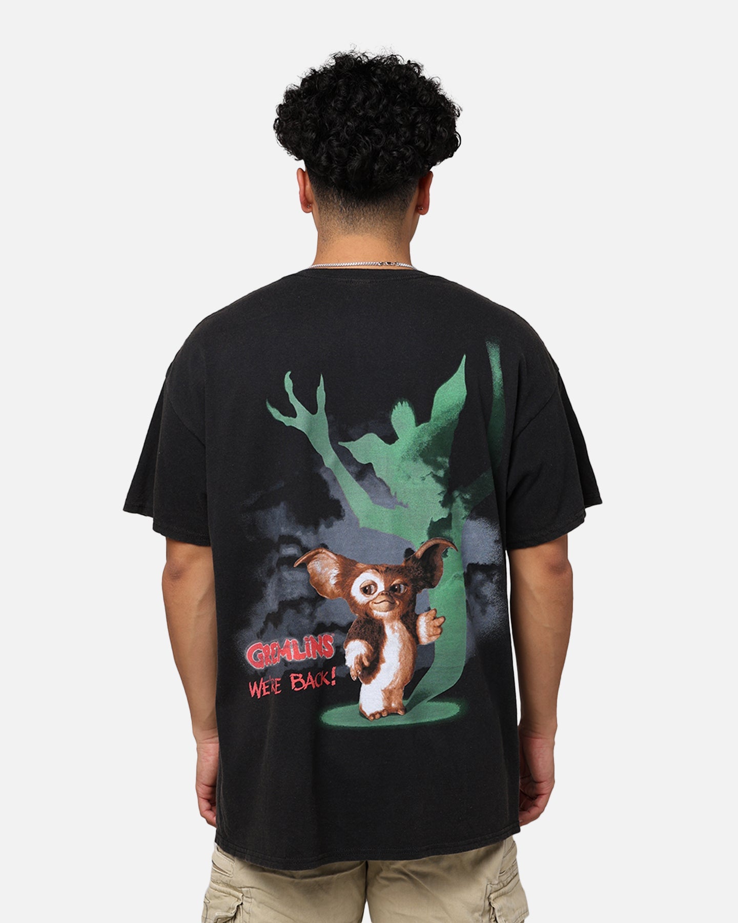 Goat Crew X Gremlins We're Back T-Shirt Black Wash