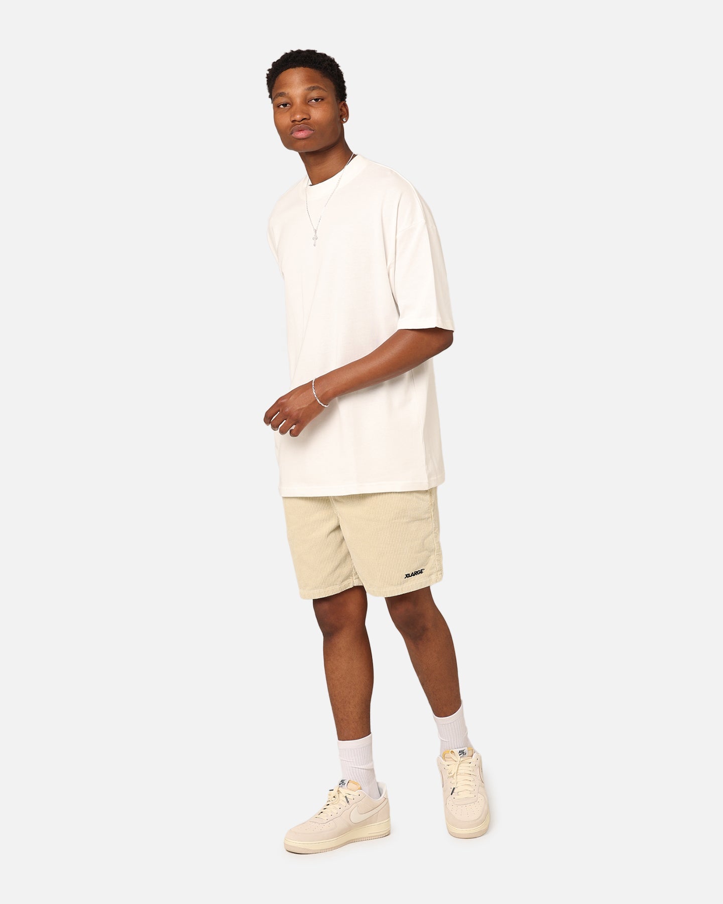 Culture Kings Oversized Blank T-Shirt Off White