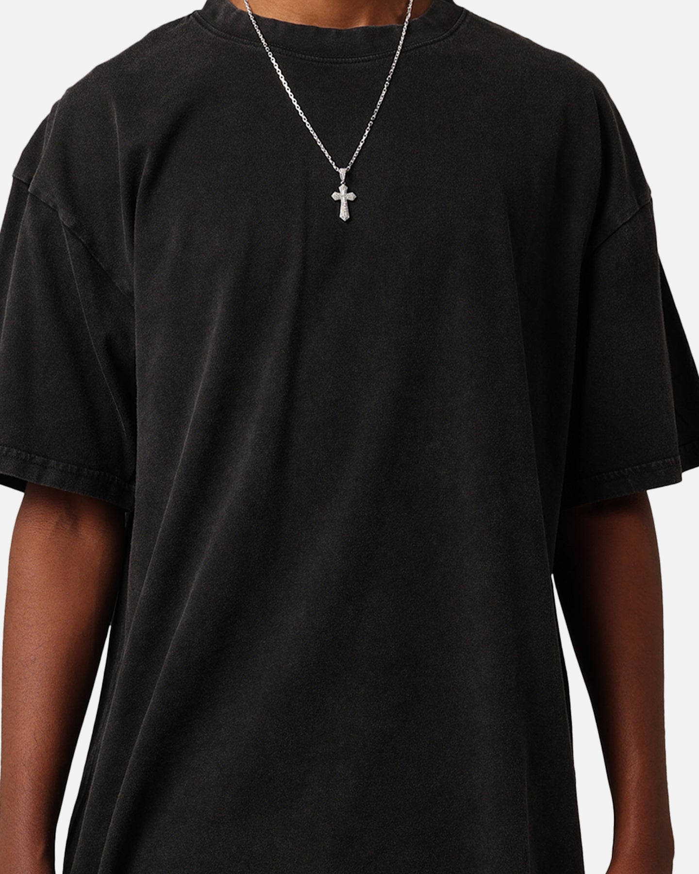 Culture Kings Standard T-Shirt Black Acidwash
