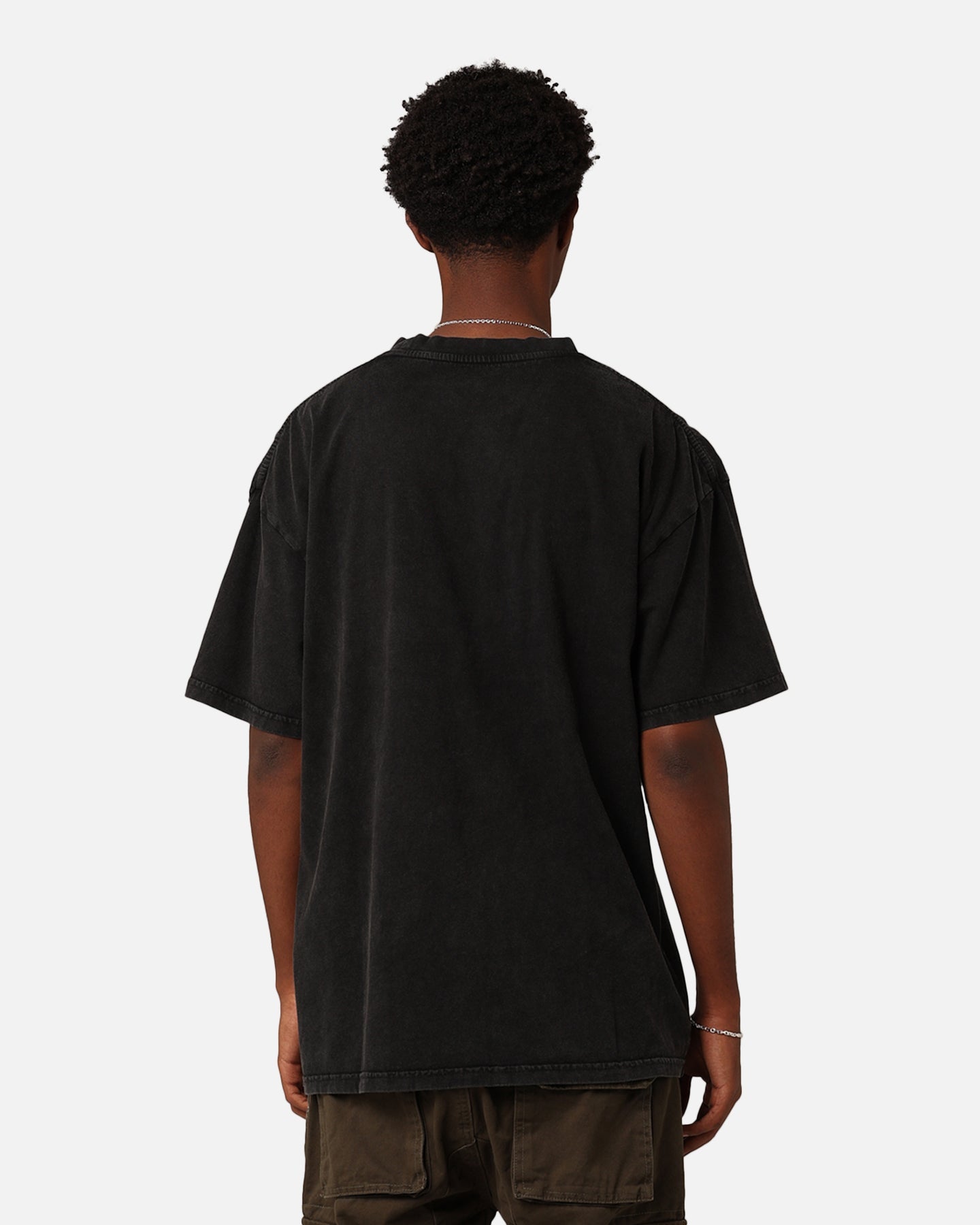Culture Kings Standard T-Shirt Black Acidwash