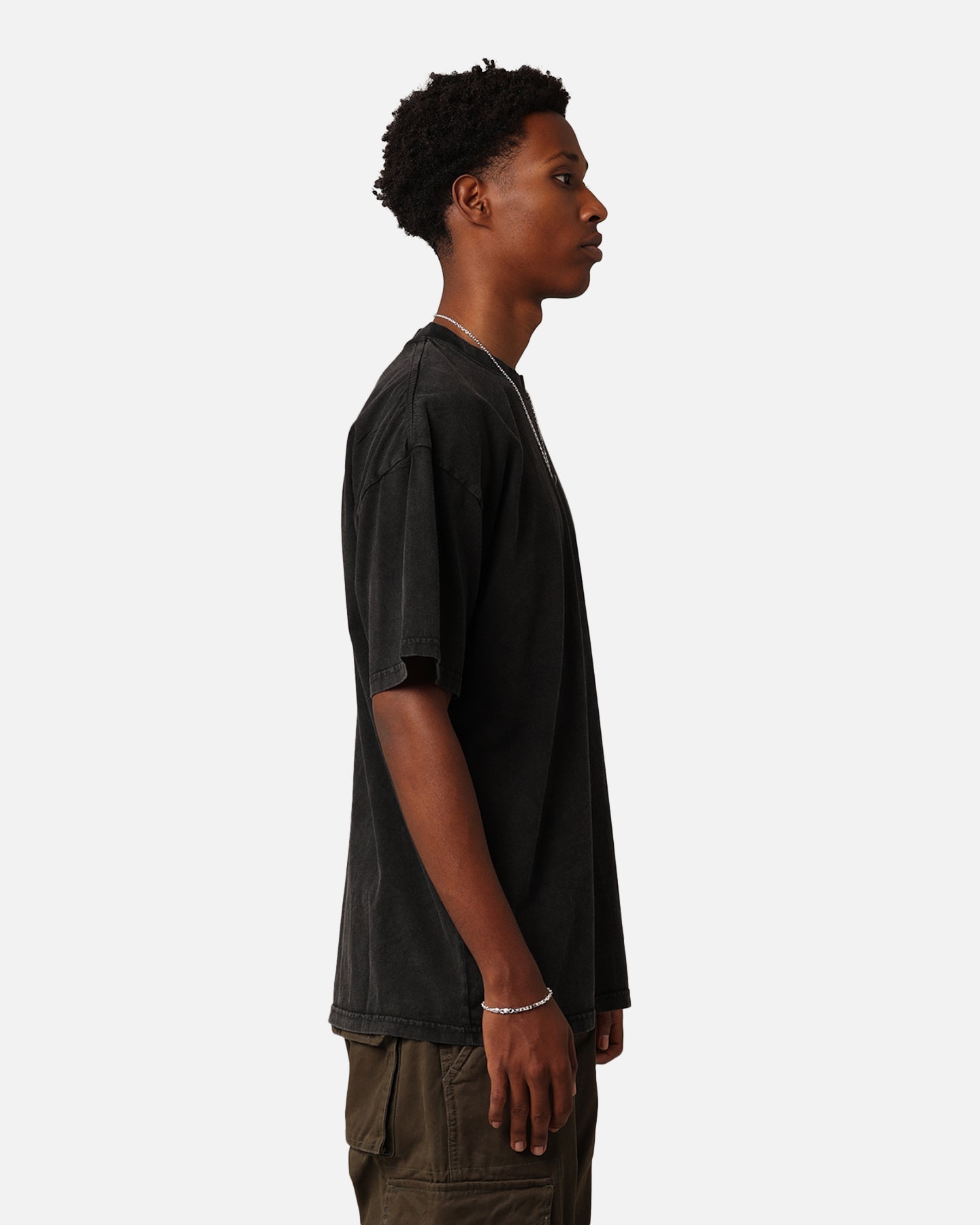 Culture Kings Standard T-Shirt Black Acidwash