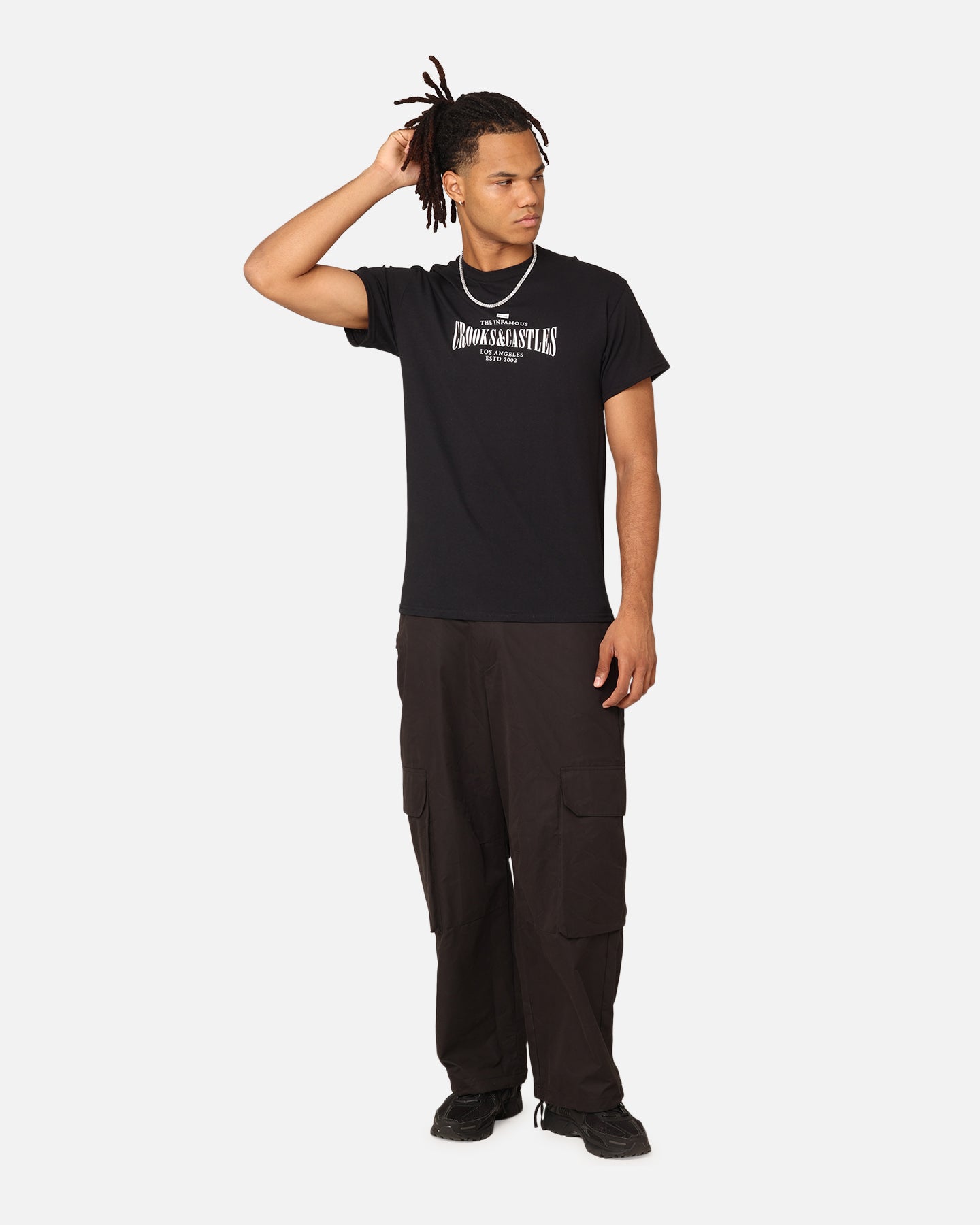 Crooks & Castles Infamous T-Shirt Black
