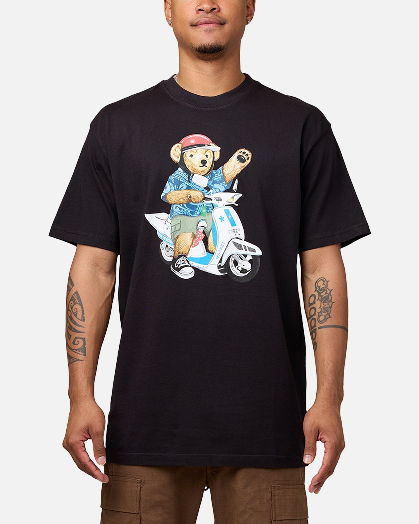 Market Living The Dream T-Shirt Washed Black