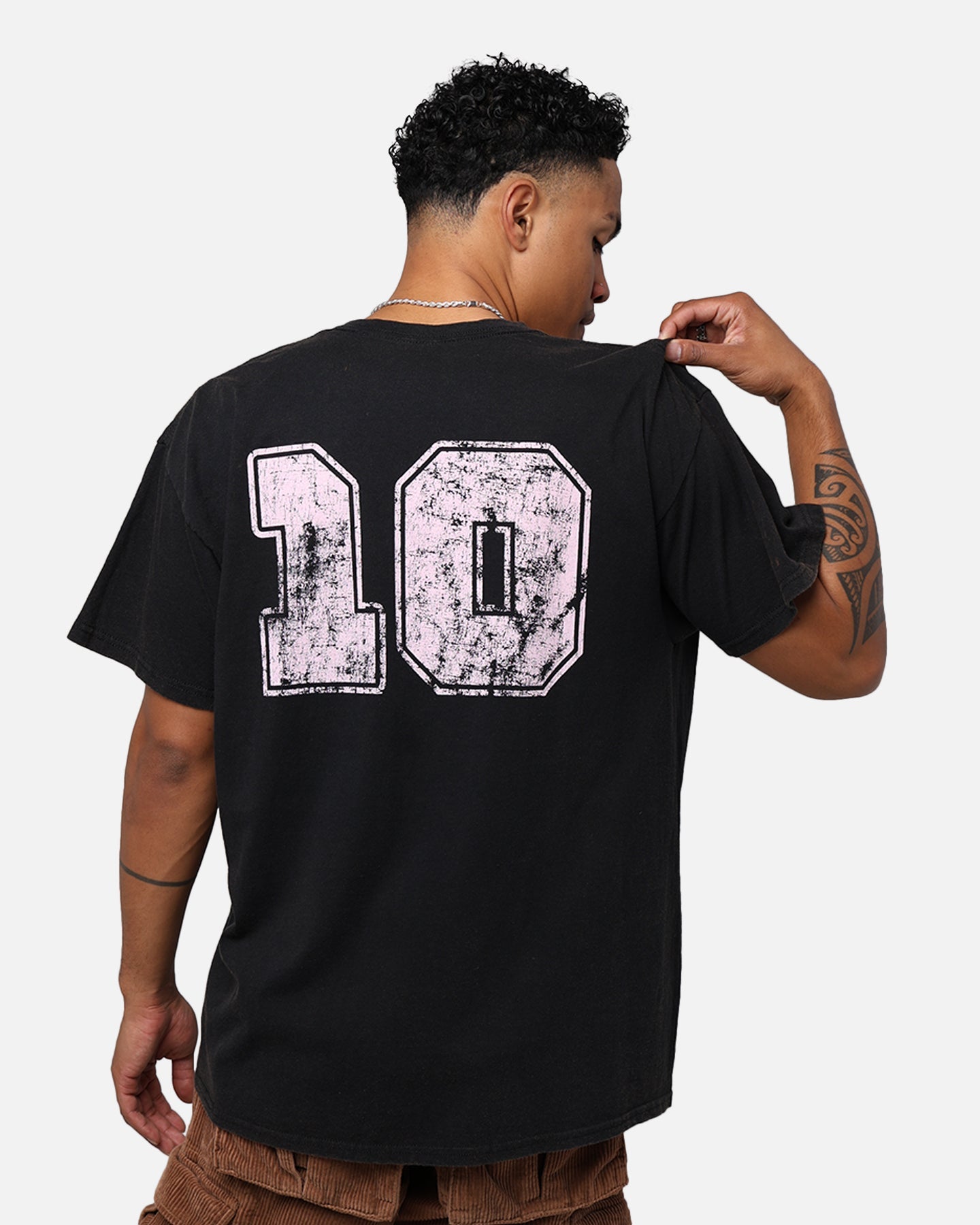 Goat Crew Football Club 10 T-Shirt Black Wash
