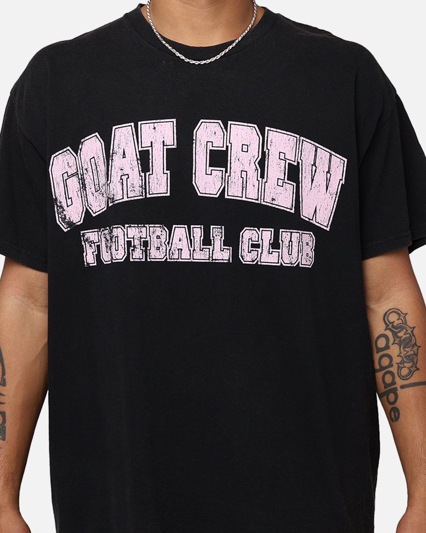 Goat Crew Football Club 10 T-Shirt Black Wash