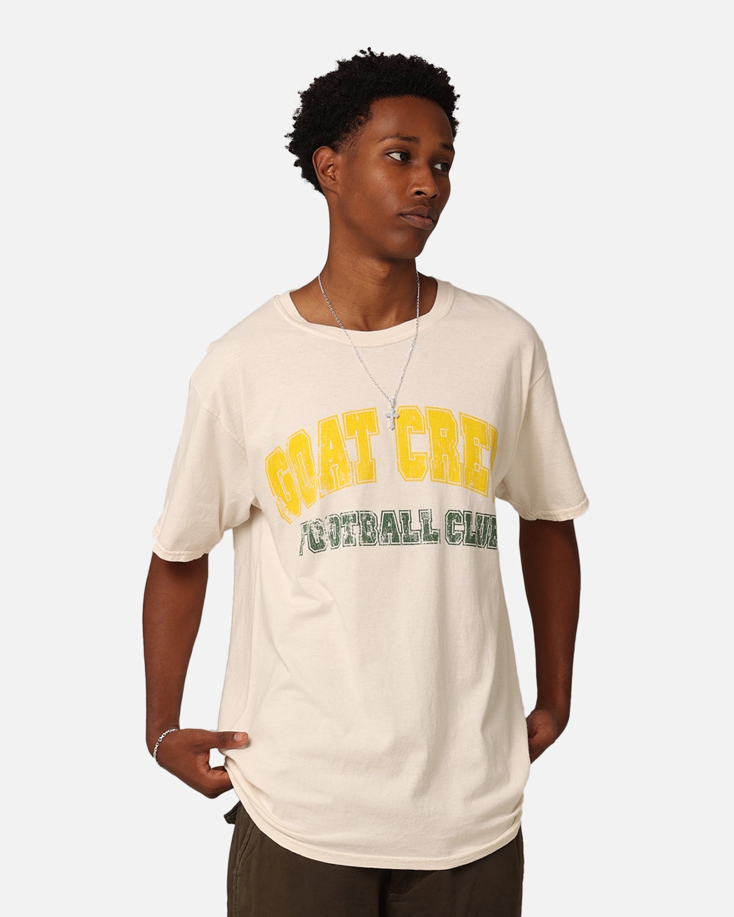 Goat Crew Football Club 9 T-Shirt Off White