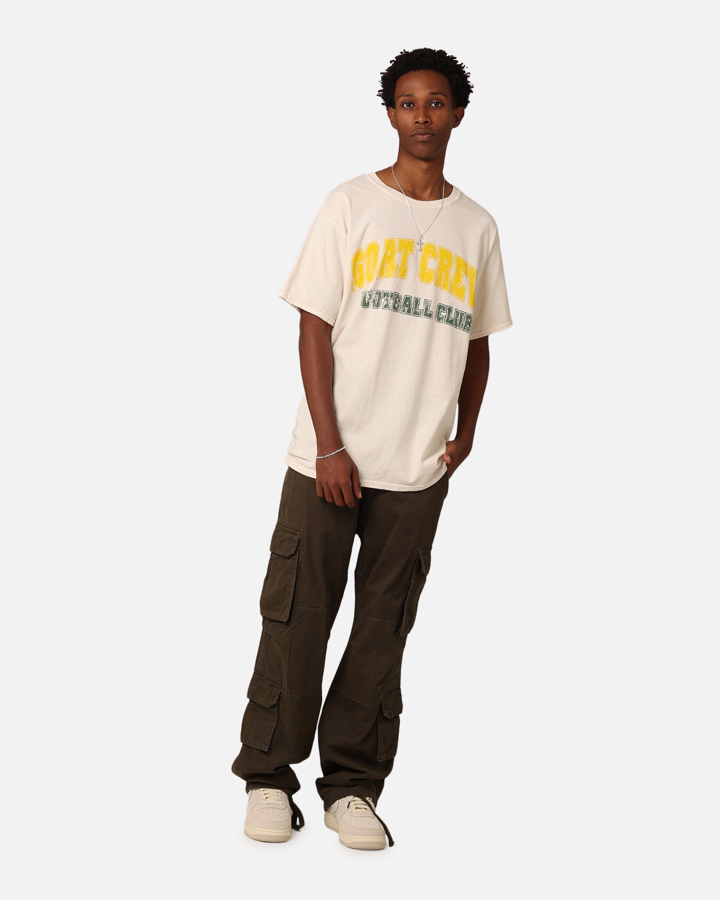 Goat Crew Football Club 9 T-Shirt Off White