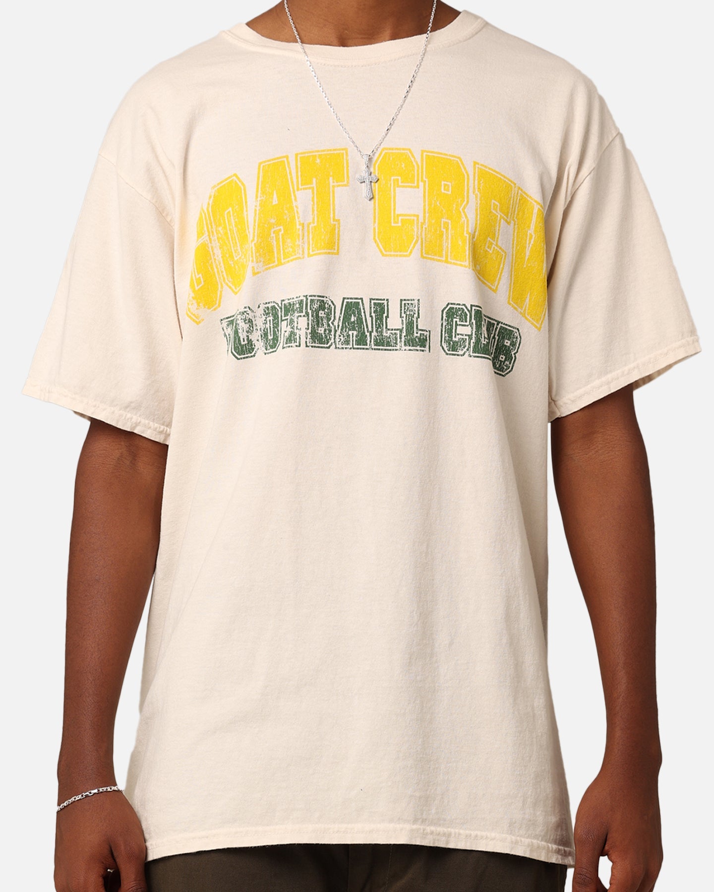 Goat Crew Football Club 9 T-Shirt Off White