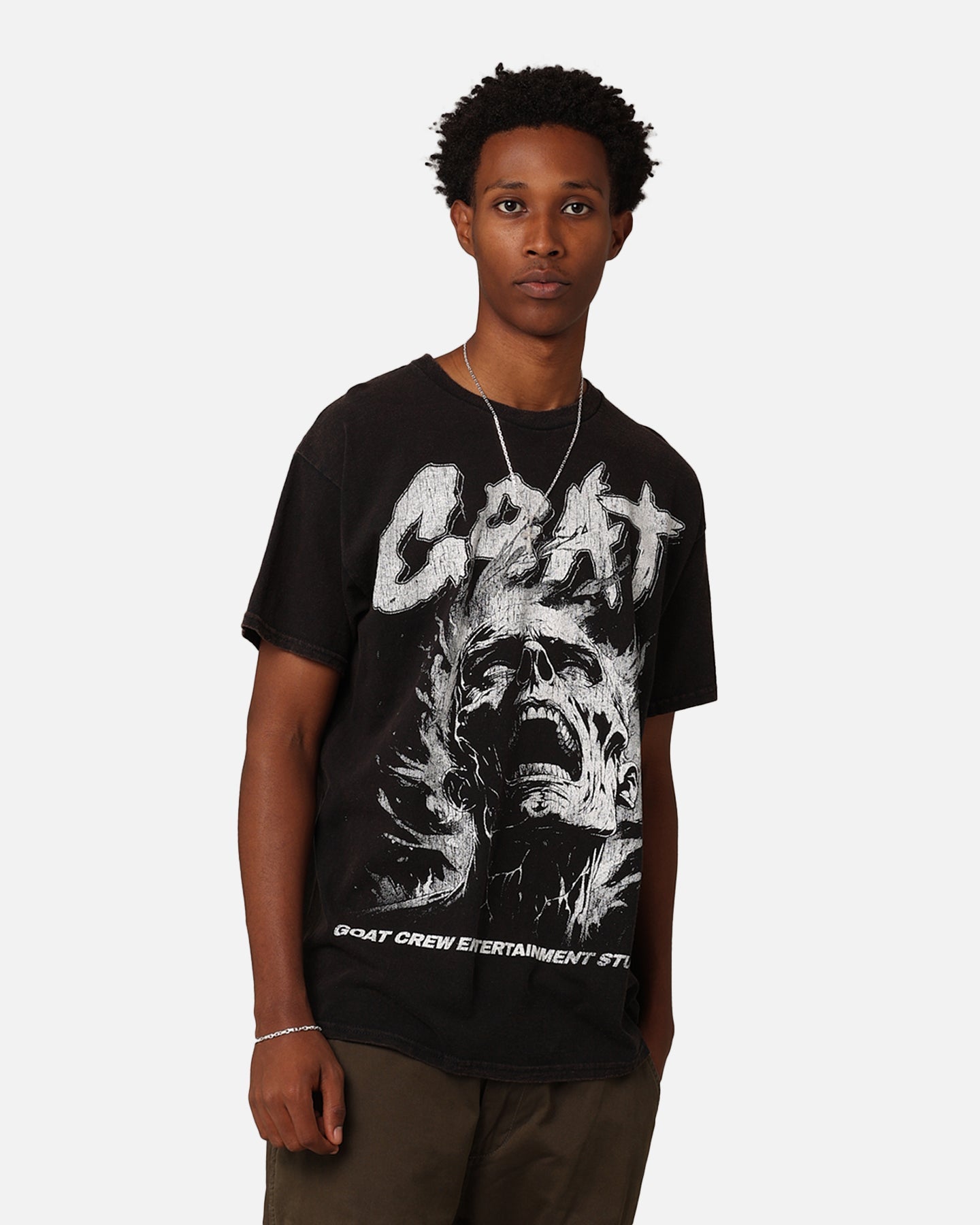 Goat Crew Pain Studios T-Shirt Black Wash
