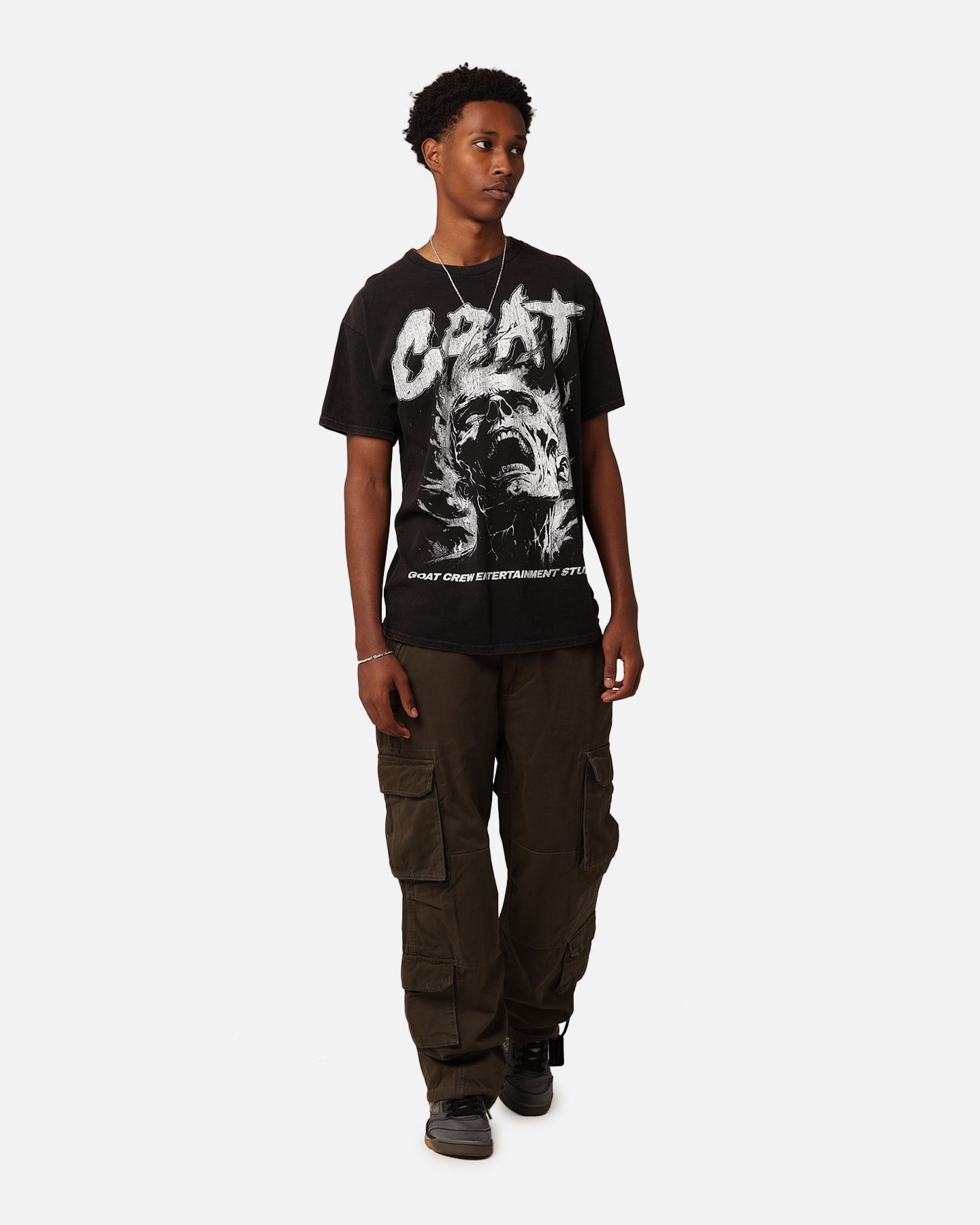 Goat Crew Pain Studios T-Shirt Black Wash