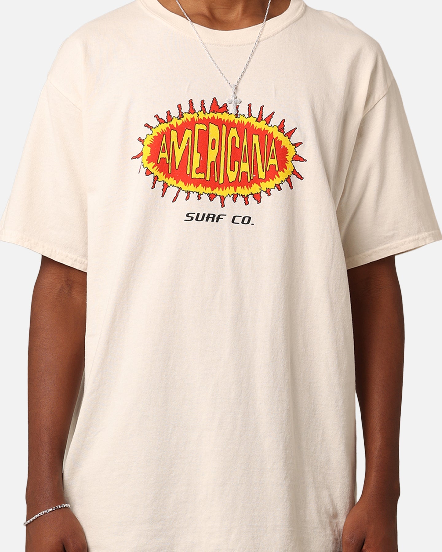American Thrift Americana Surf Co. T-Shirt Off White
