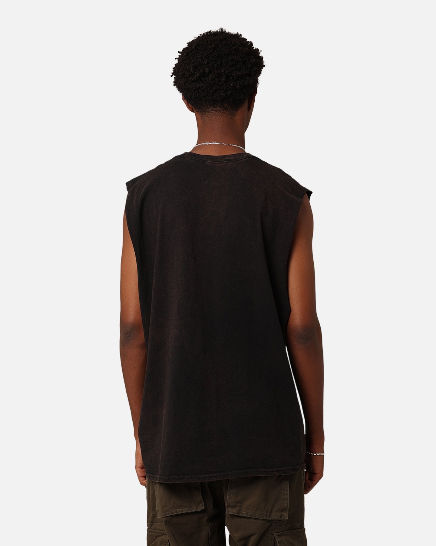 Goat Crew Monster Mayhem Muscle T-Shirt Black Wash