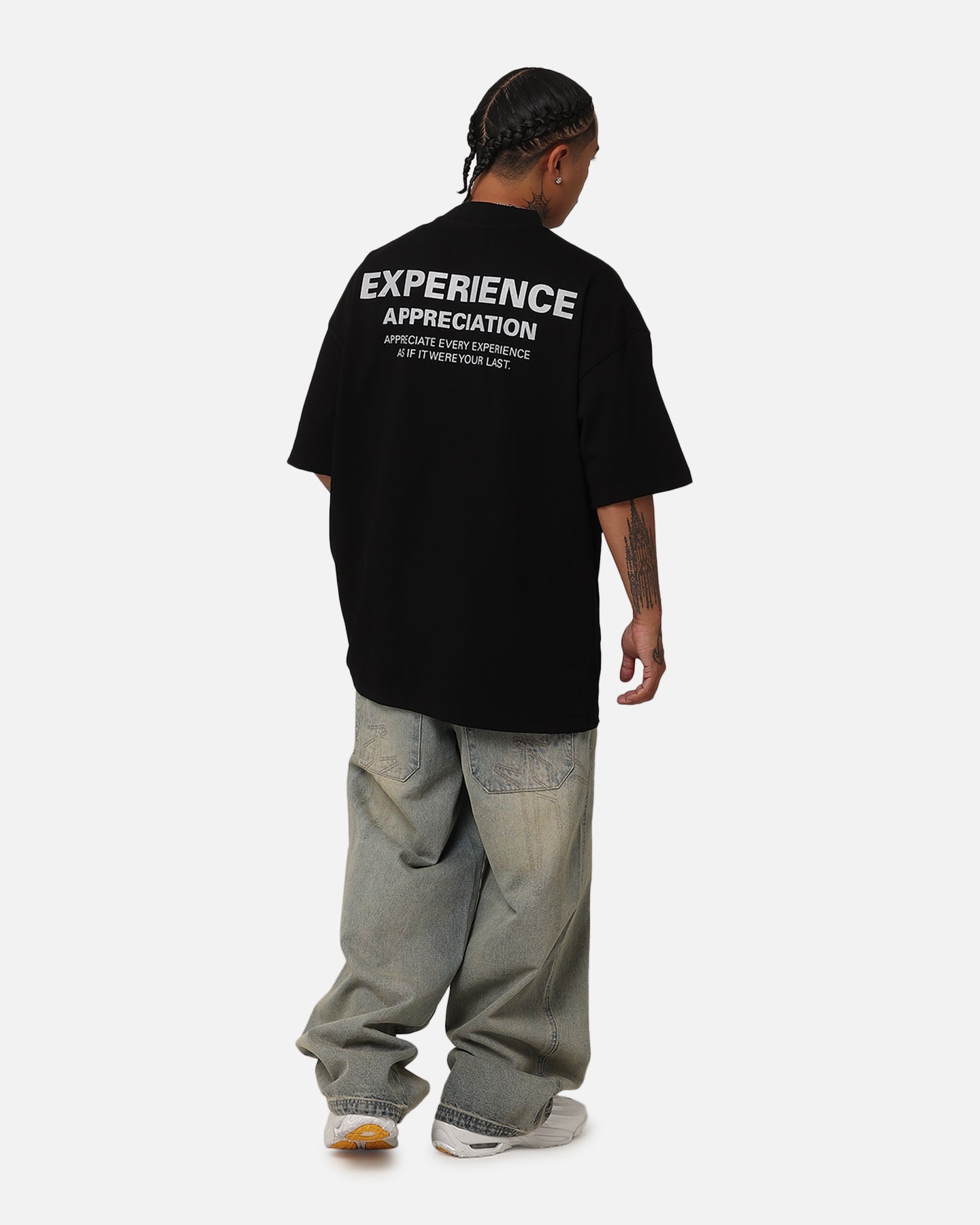 Carre Experienced Mock Oversized T-Shirt Black