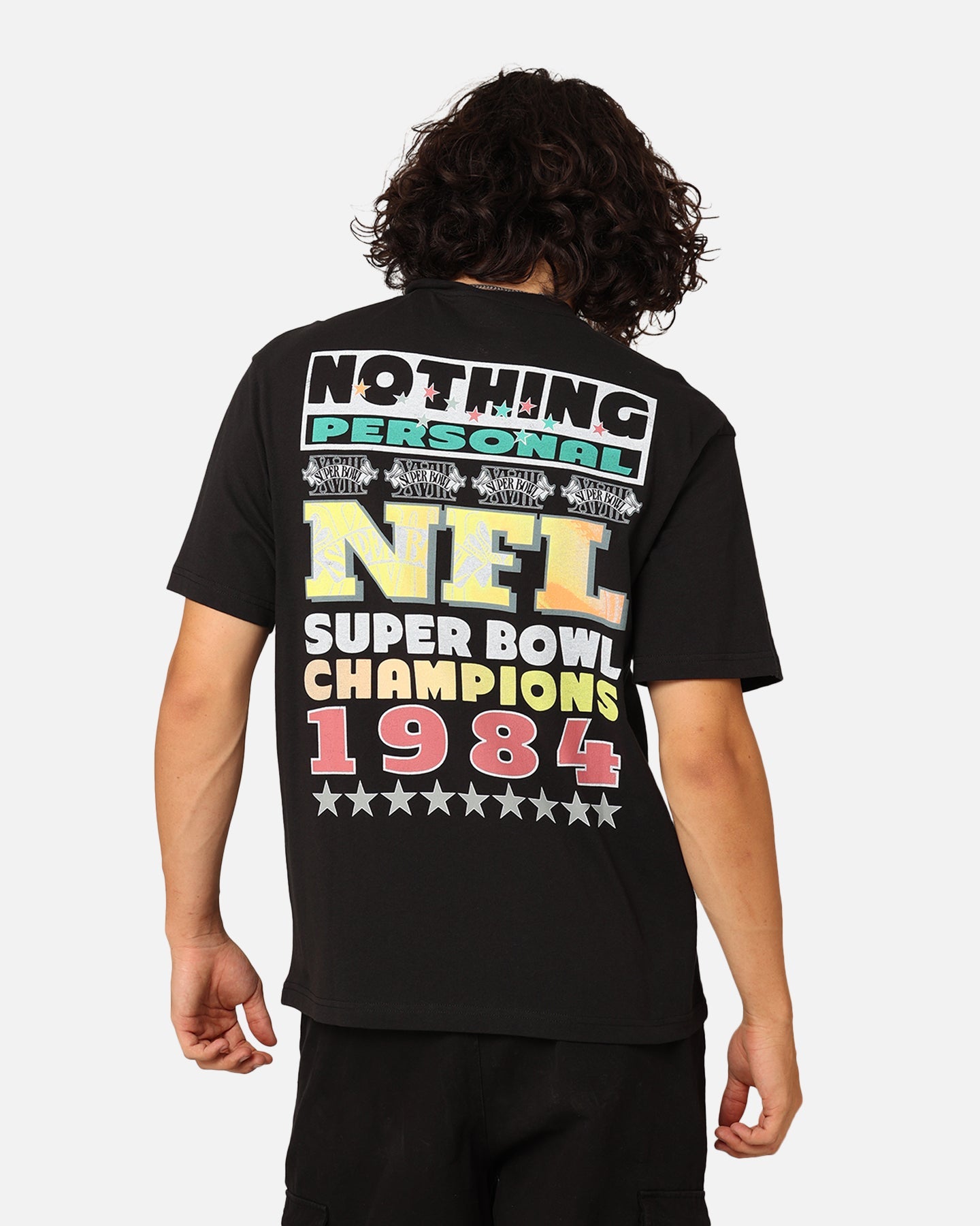 Mitchell & Ness Oakland Raiders '84 Super Bowl T-Shirt Faded Black