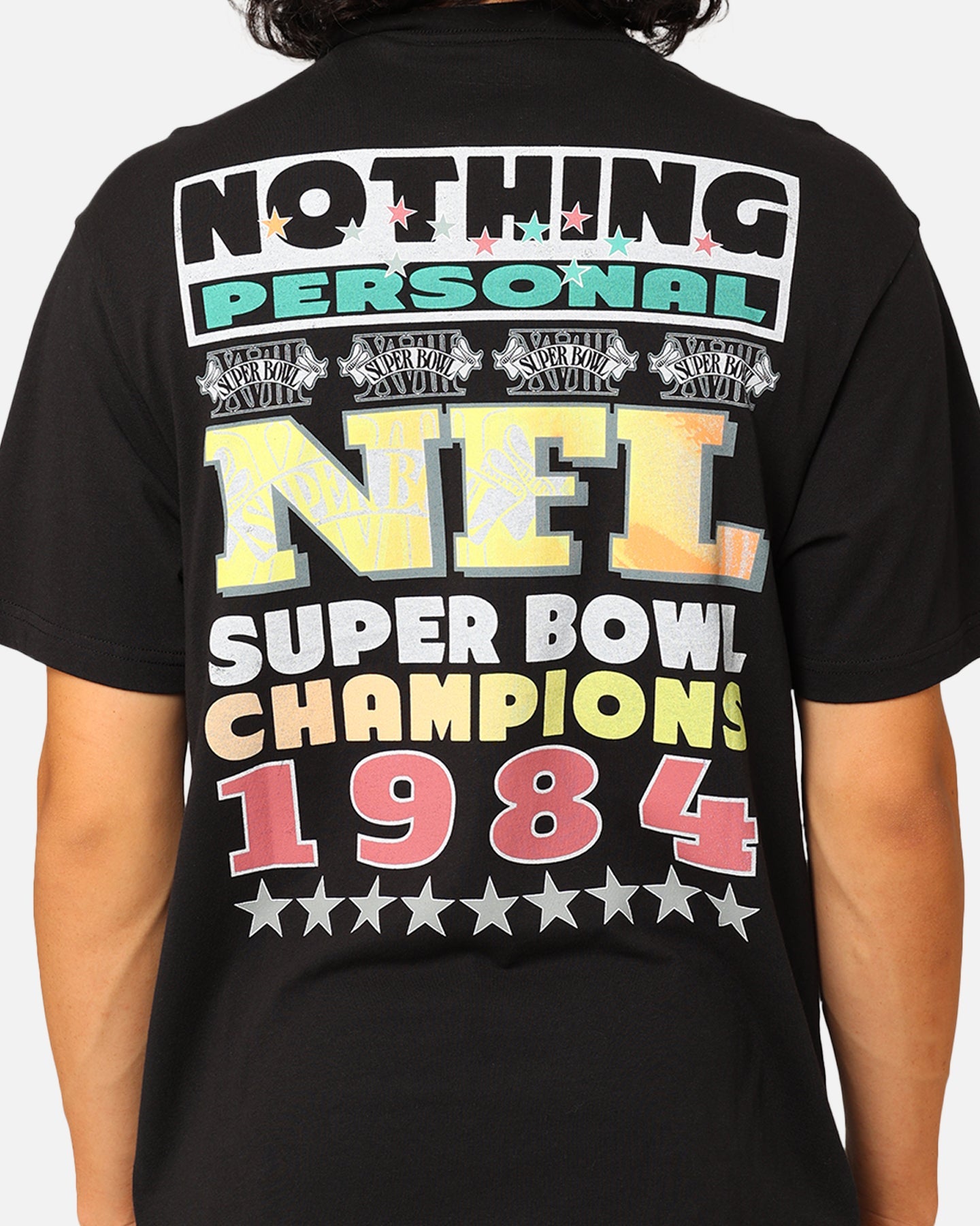 Mitchell & Ness Oakland Raiders '84 Super Bowl T-Shirt Faded Black