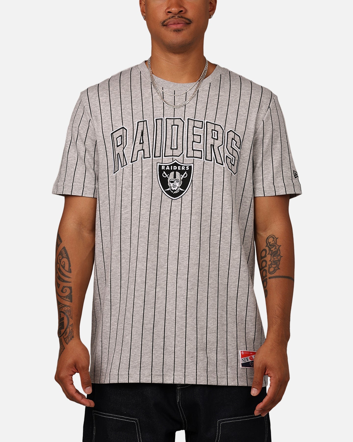 New Era Las Vegas Raiders T-Shirt Grey Style001