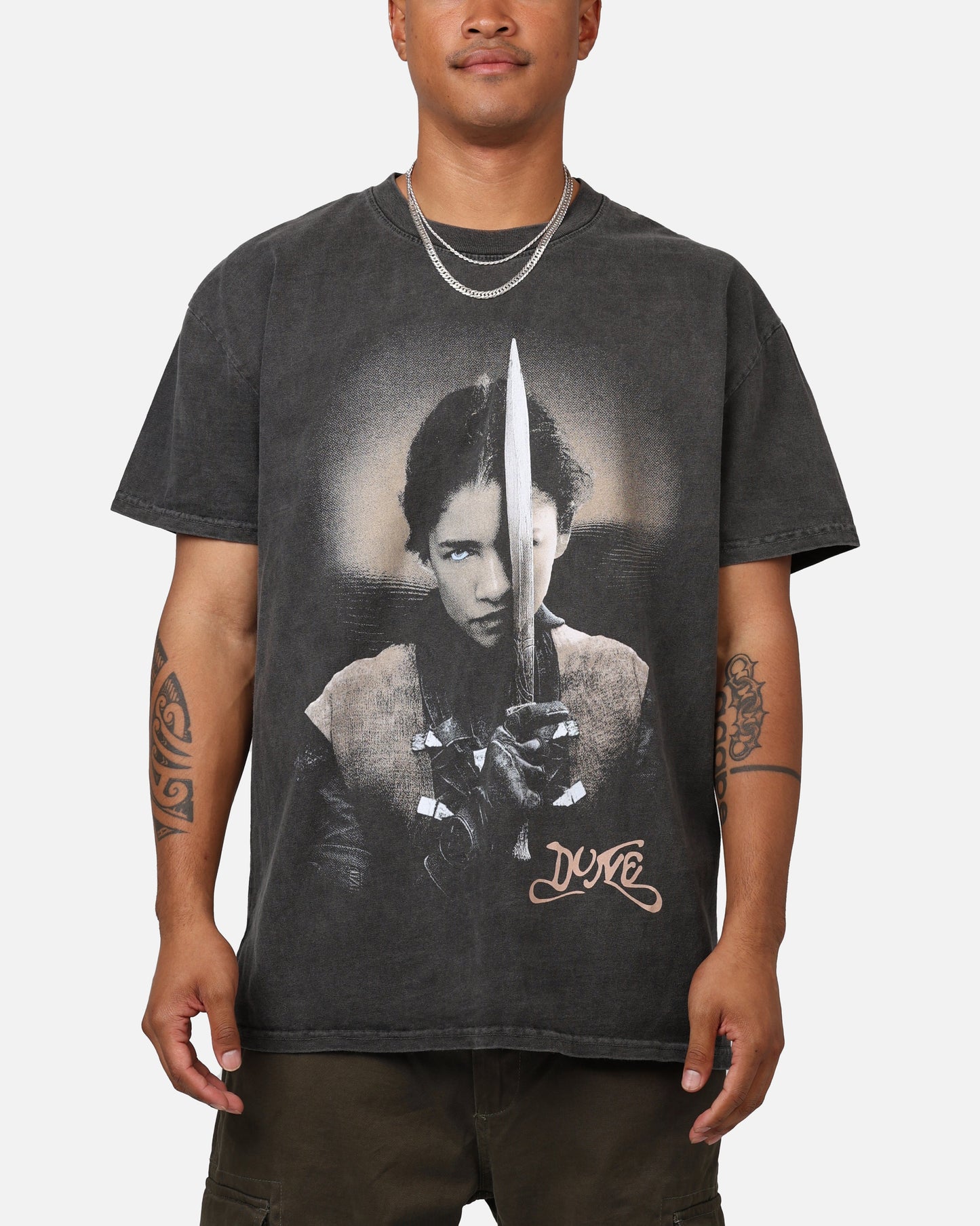 Goat Crew X Dune Chani Heavyweight T-Shirt Black Wash