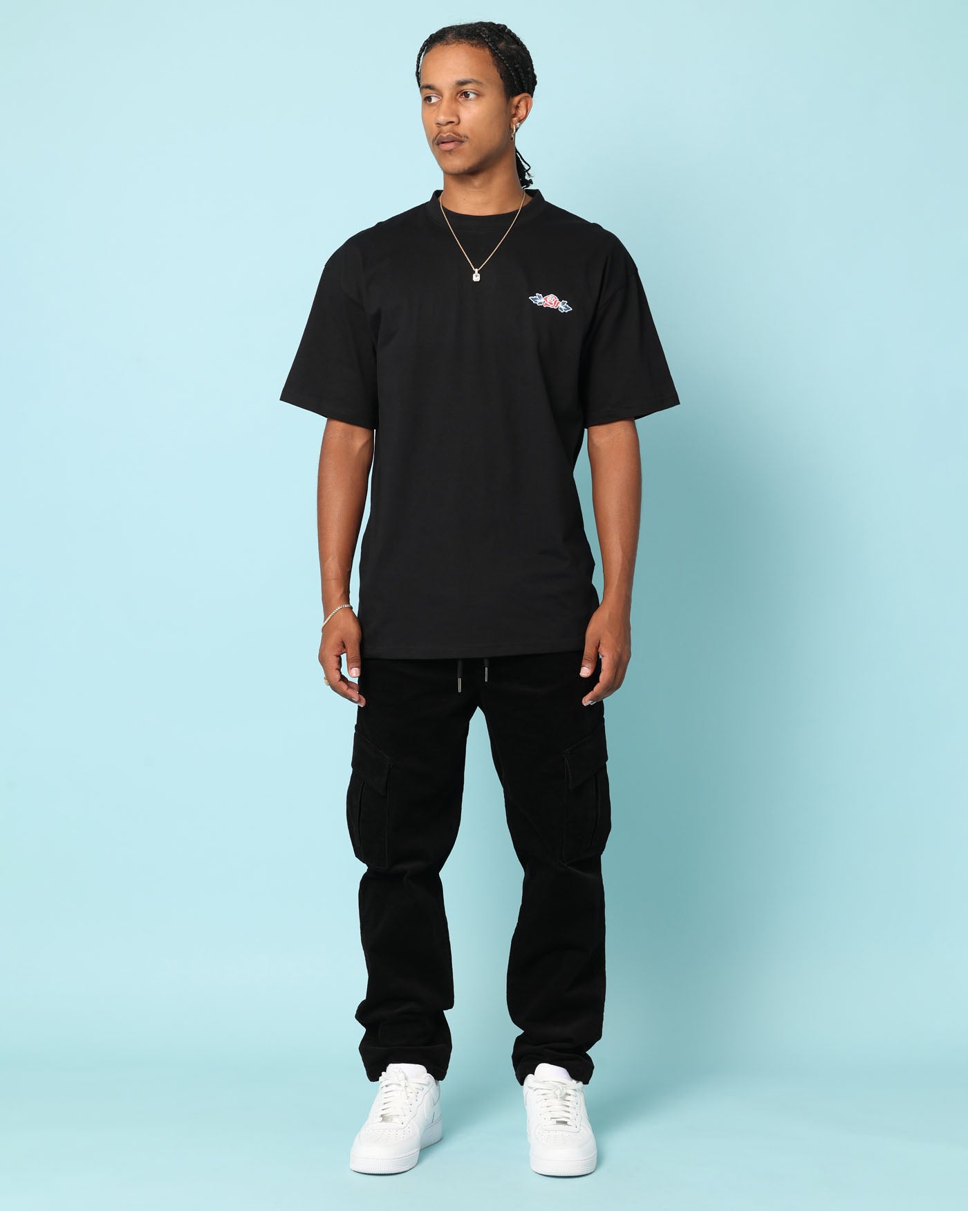 Carr√© Rosebud T-Shirt Black