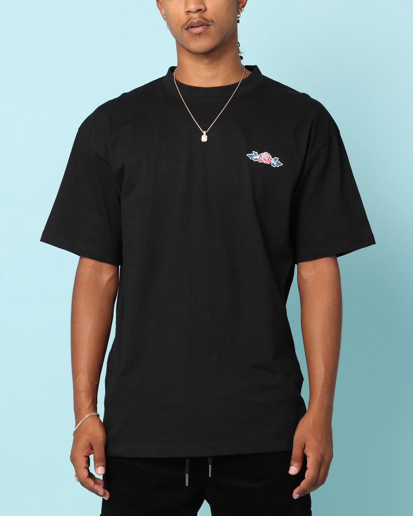 Carr√© Rosebud T-Shirt Black