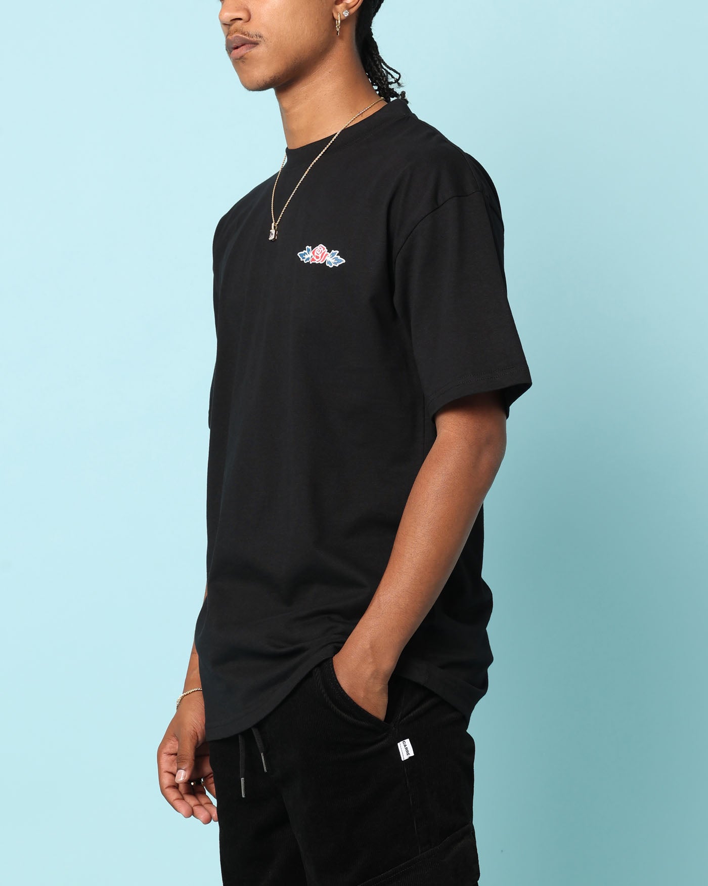 Carr√© Rosebud T-Shirt Black