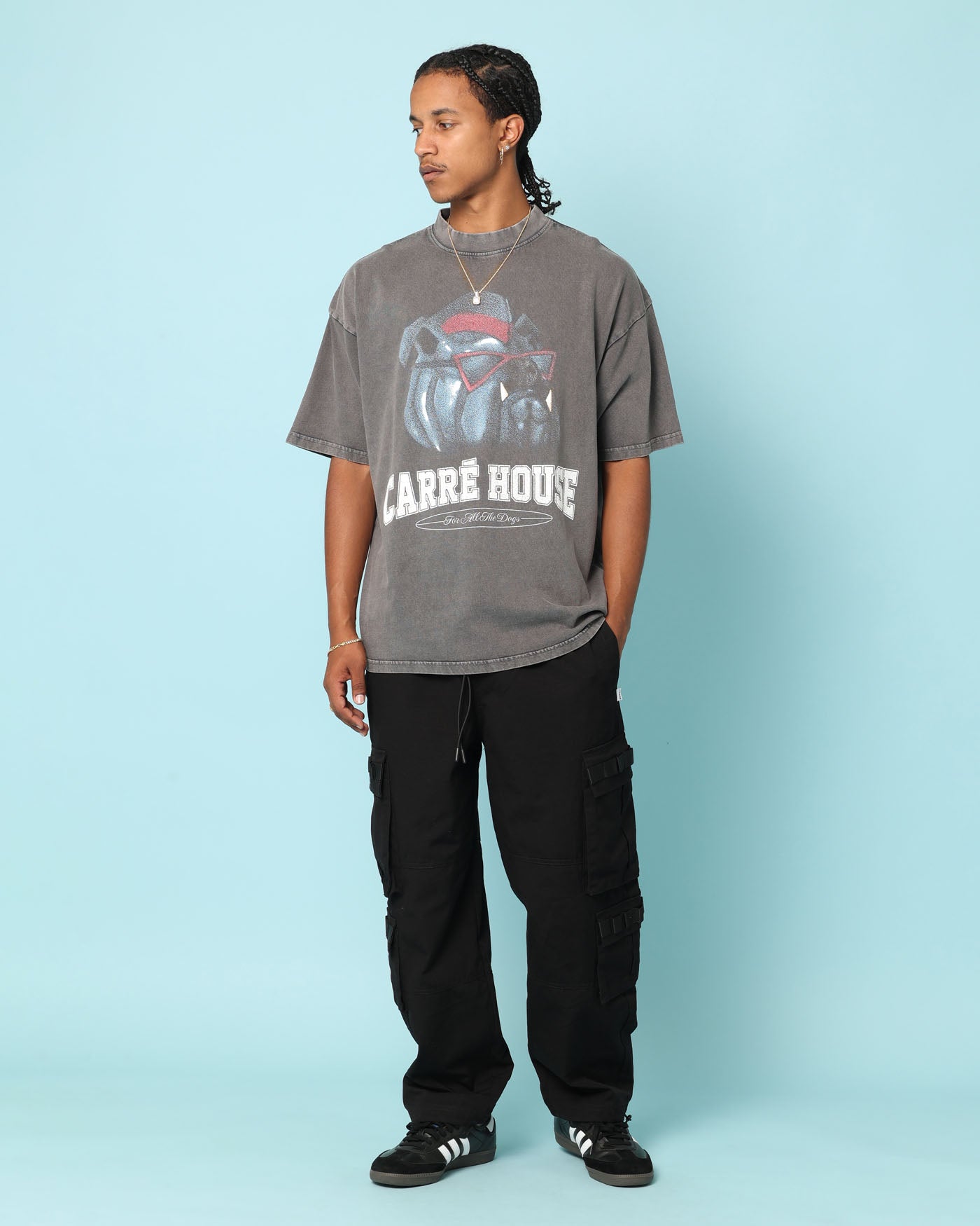 Carr√© Dog House T-Shirt Washed Charcoal