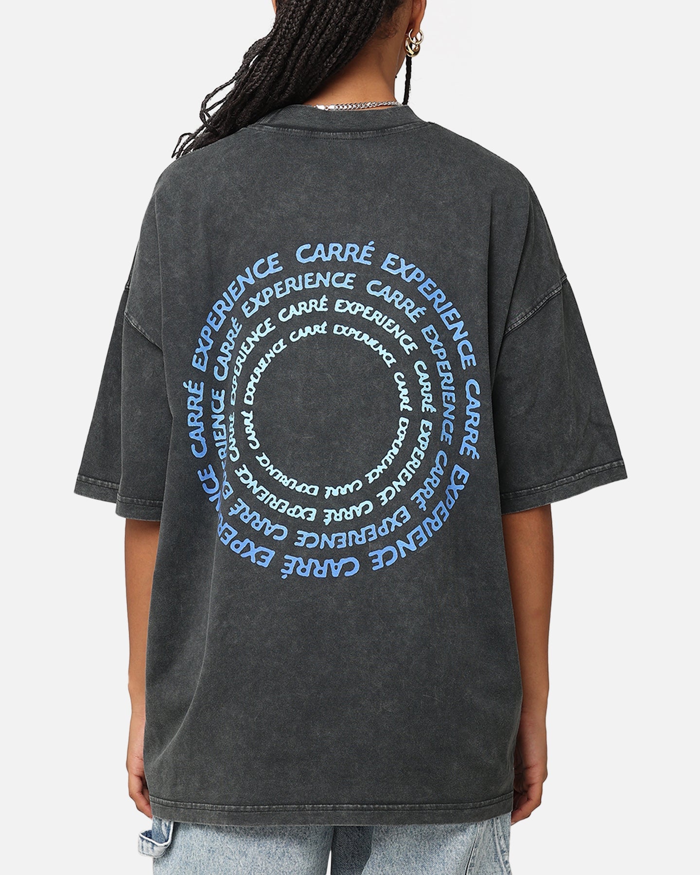 Carre Experience 93' T-Shirt Washed Black Style001