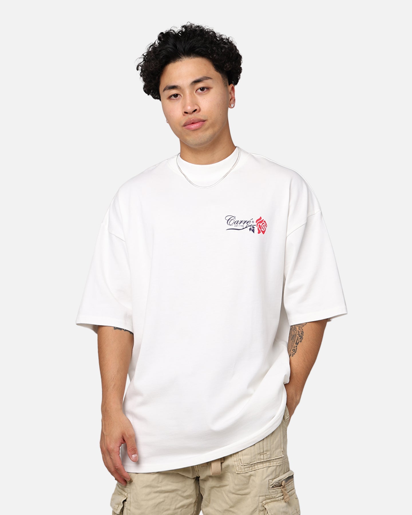 Carr√© Rara Oversized T-Shirt Off White