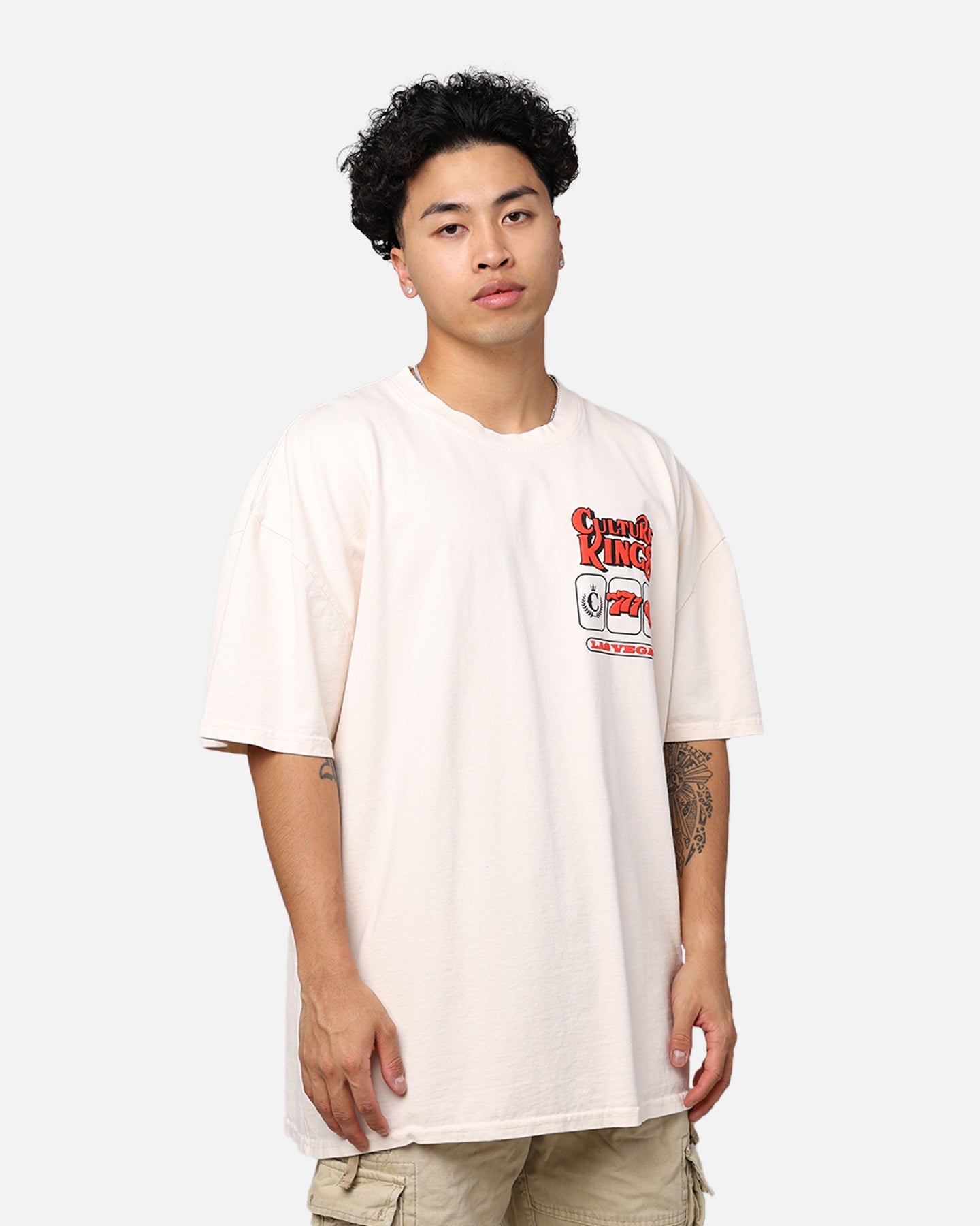Culture Kings Slot Machine Vegas T-Shirt Off White