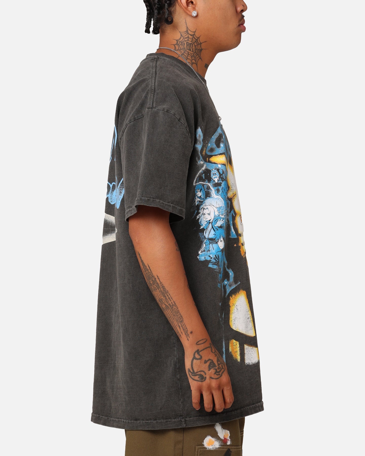 Goat Crew X Naruto Naruto Shippuden Heavyweight T-Shirt Black Wash