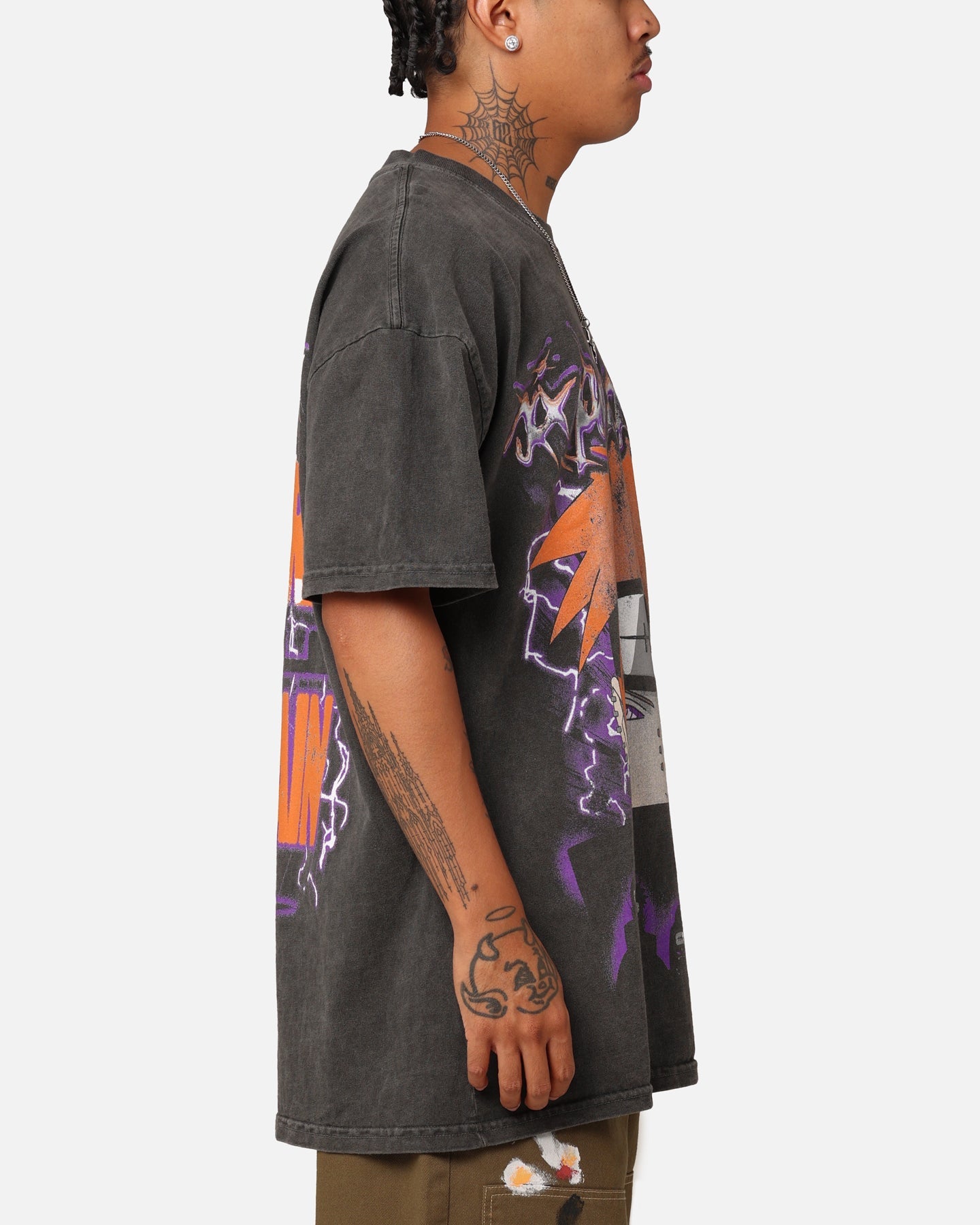 Goat Crew X Naruto Six Paths Of Pain Heavyweight T-Shirt Black Wash