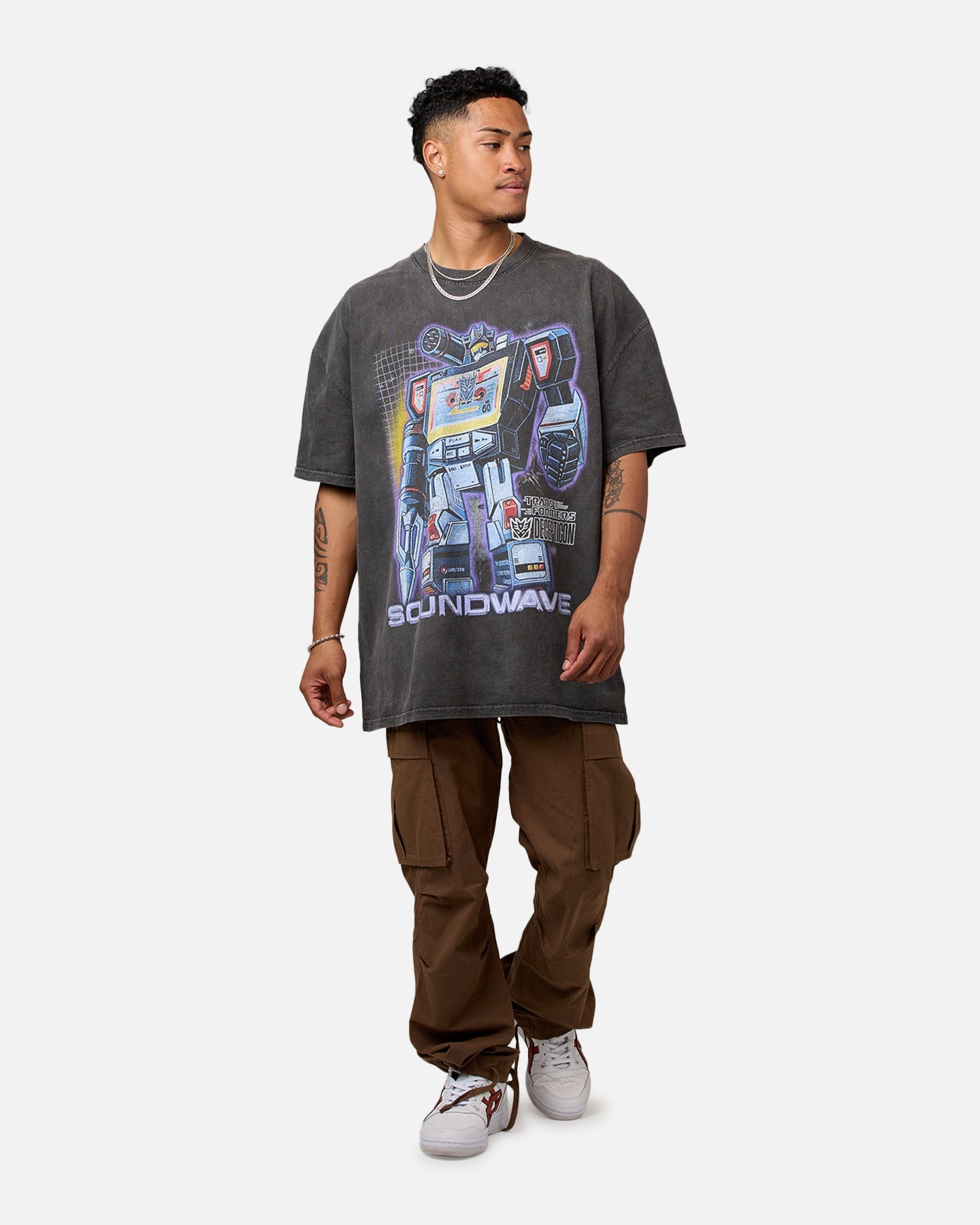 Goat Crew X Transformers Soundwave T-Shirt Black Wash