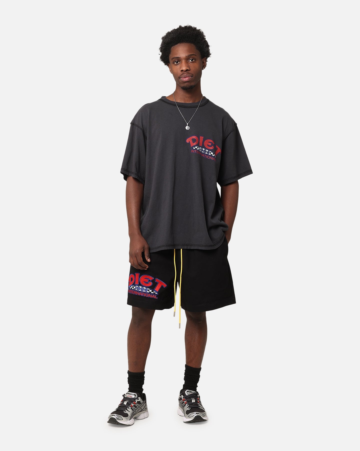 Diet Starts Monday '84 International T-Shirt Vintage Black