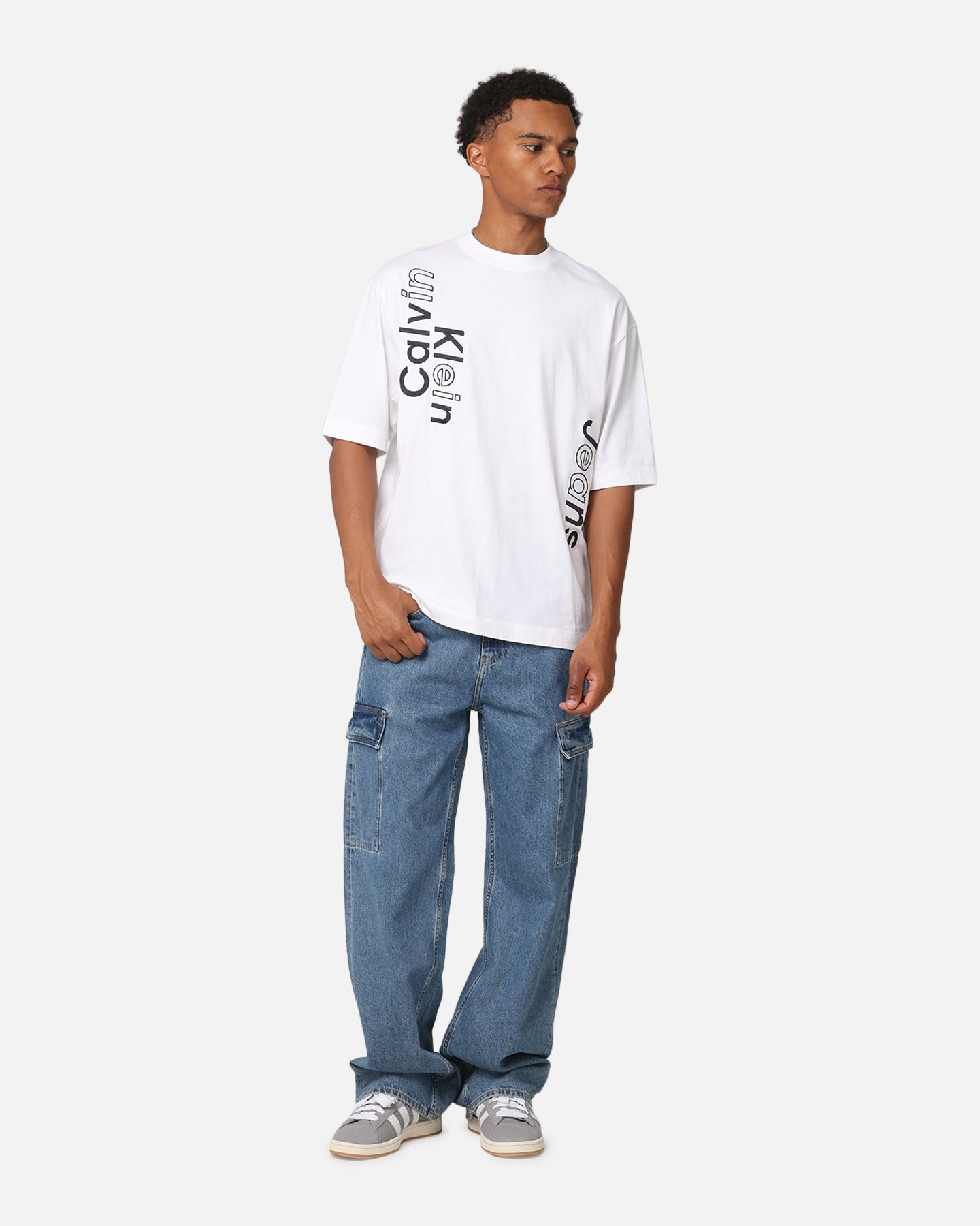 Calvin Klein Blocking Graphic T-Shirt Bright White